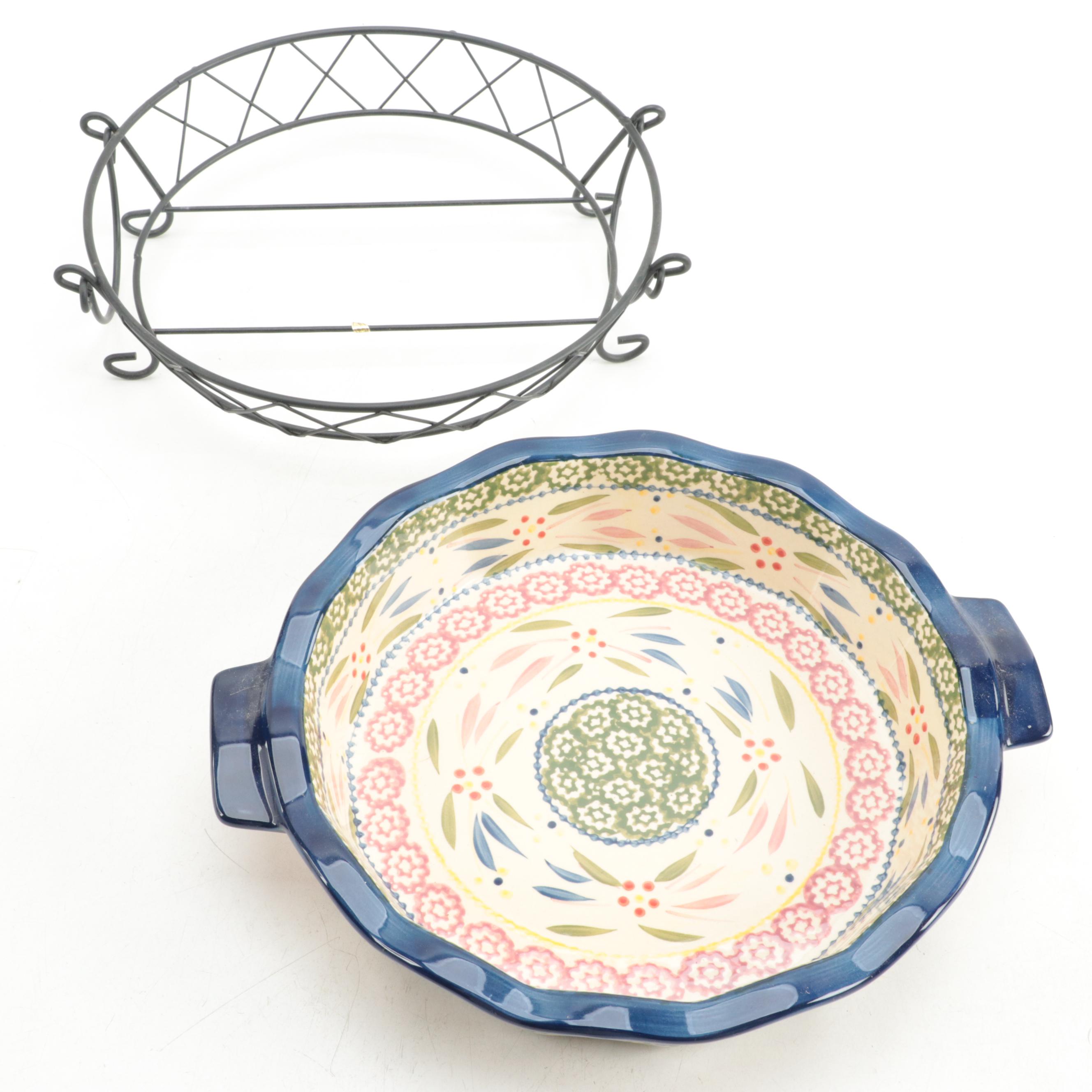 Temptations "Old World Confetti" Ceramic Bakeware