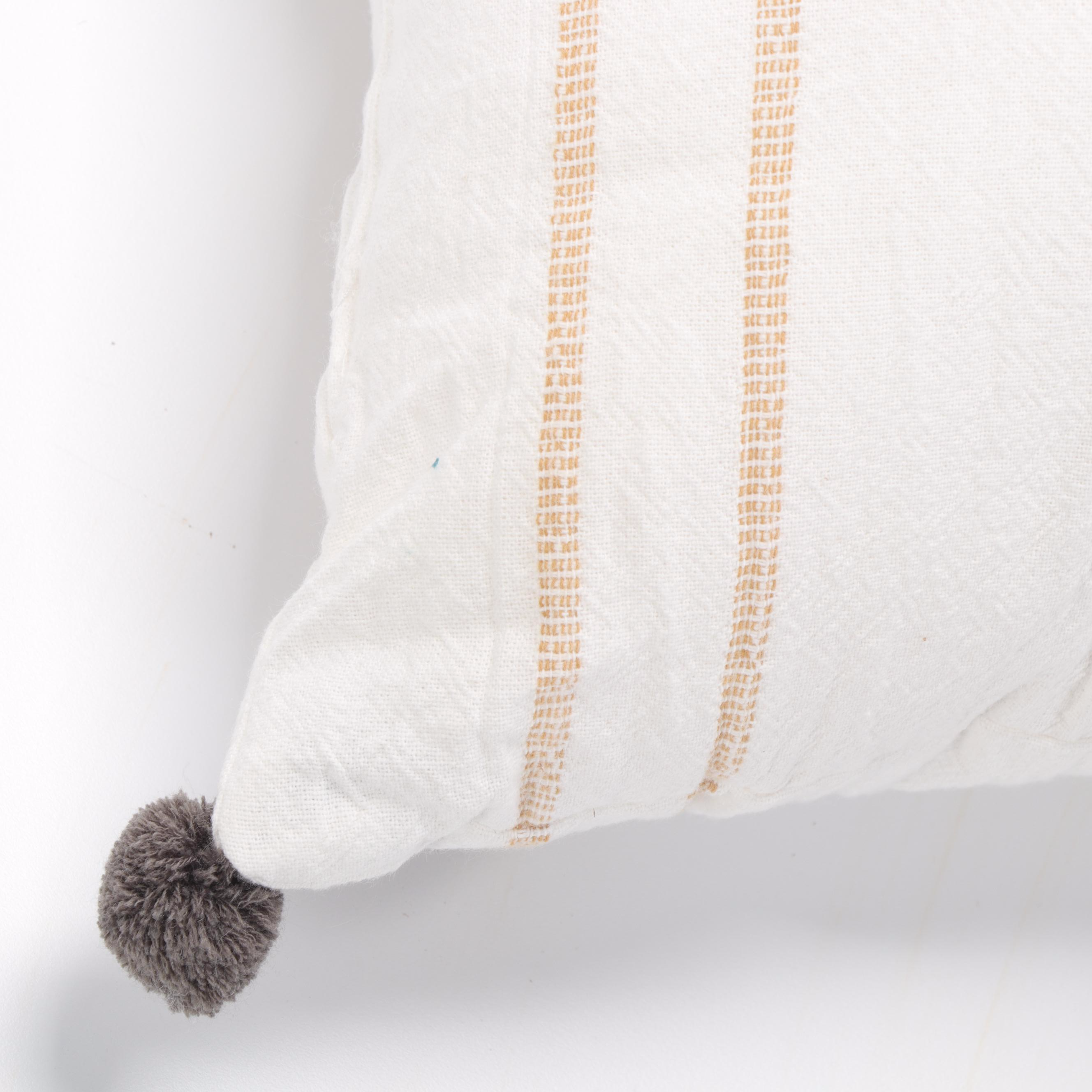 Hearth & Hand with Magnolia Cream and Yellow Stripe Oversize Lumbar Pillows