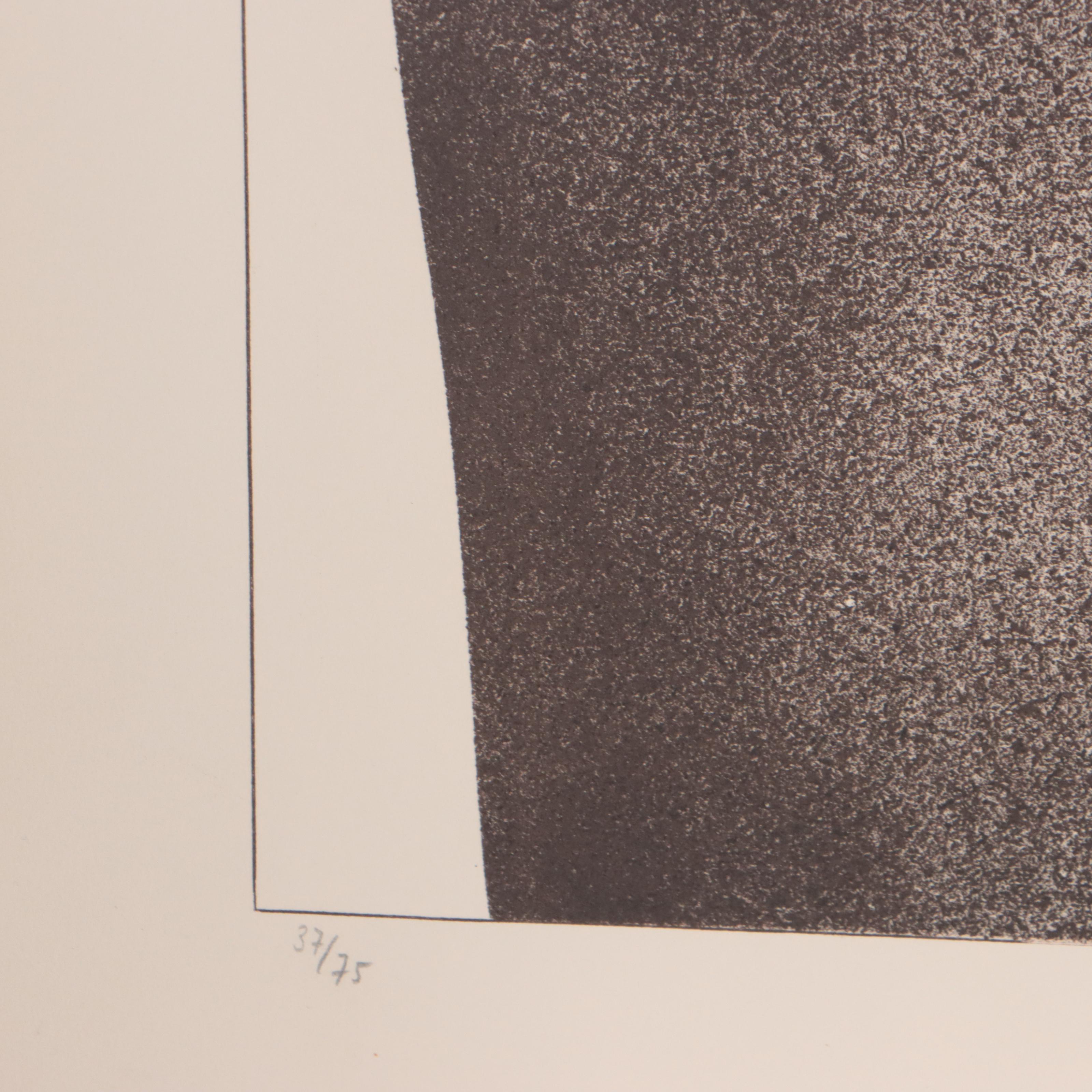 Hans Martin Erhardt Abstract Color Lithographs, Circa 1970