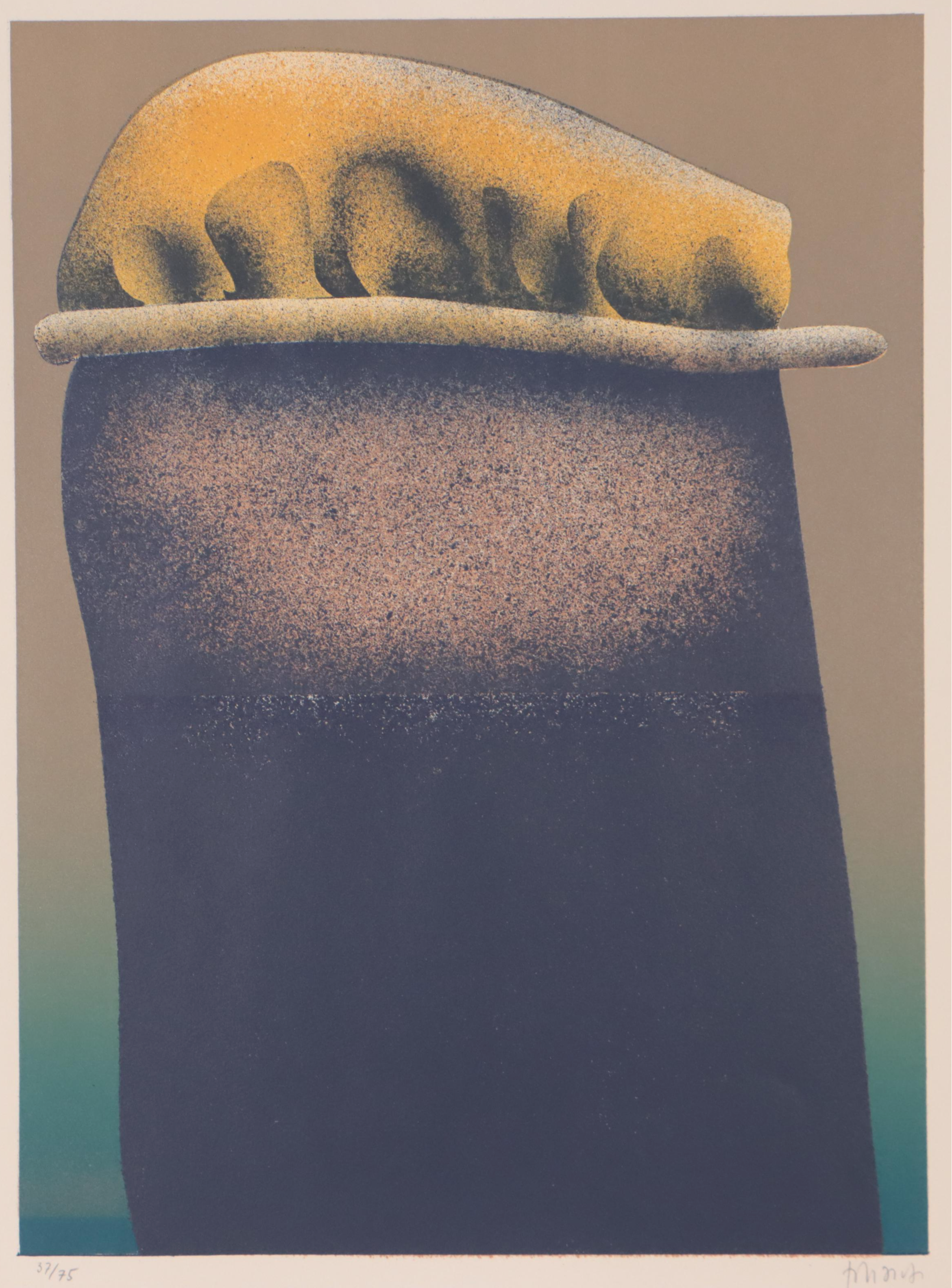 Hans Martin Erhardt Abstract Color Lithographs, Circa 1970