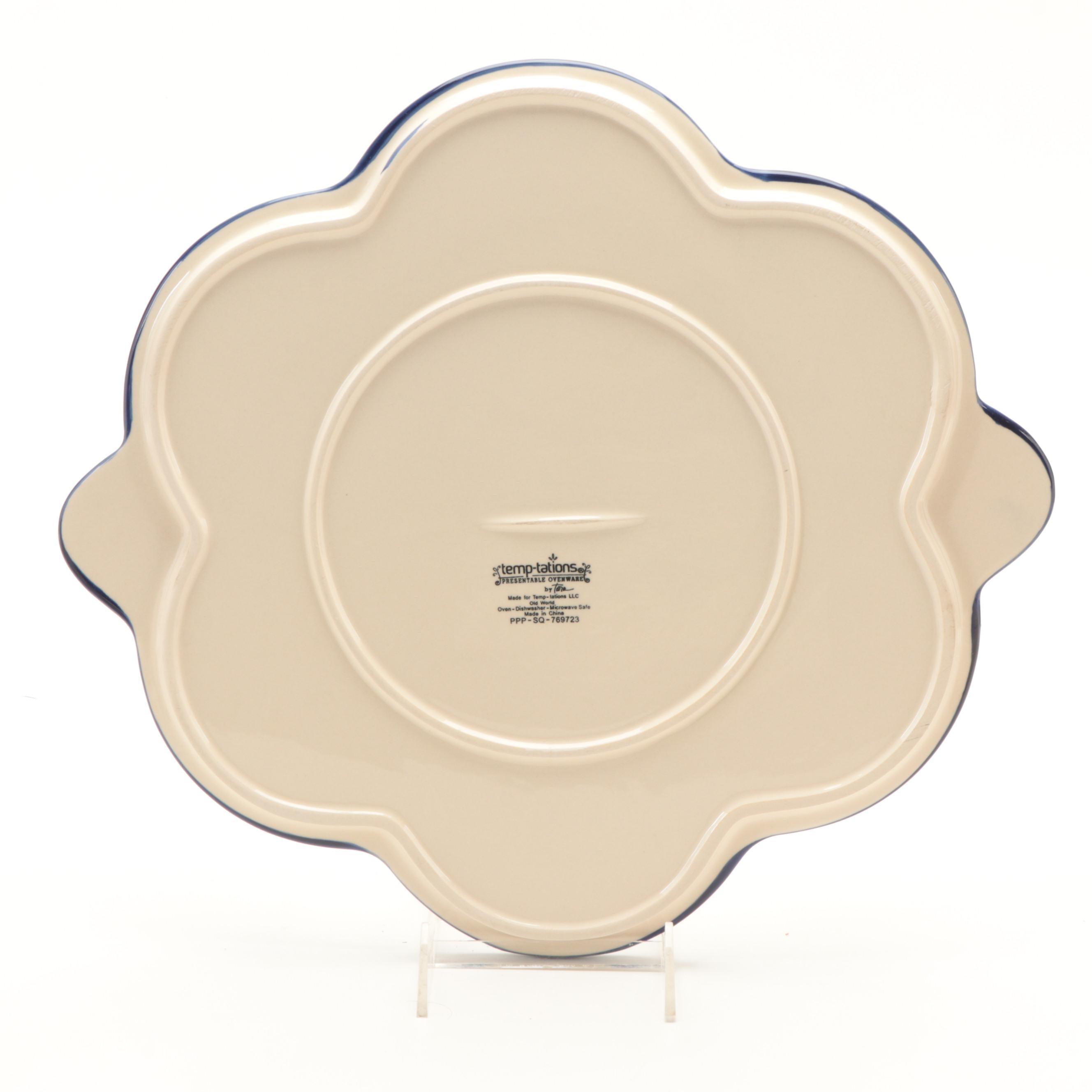 Temp-tations By Tara "Old World Confetti" Serveware and Bowls