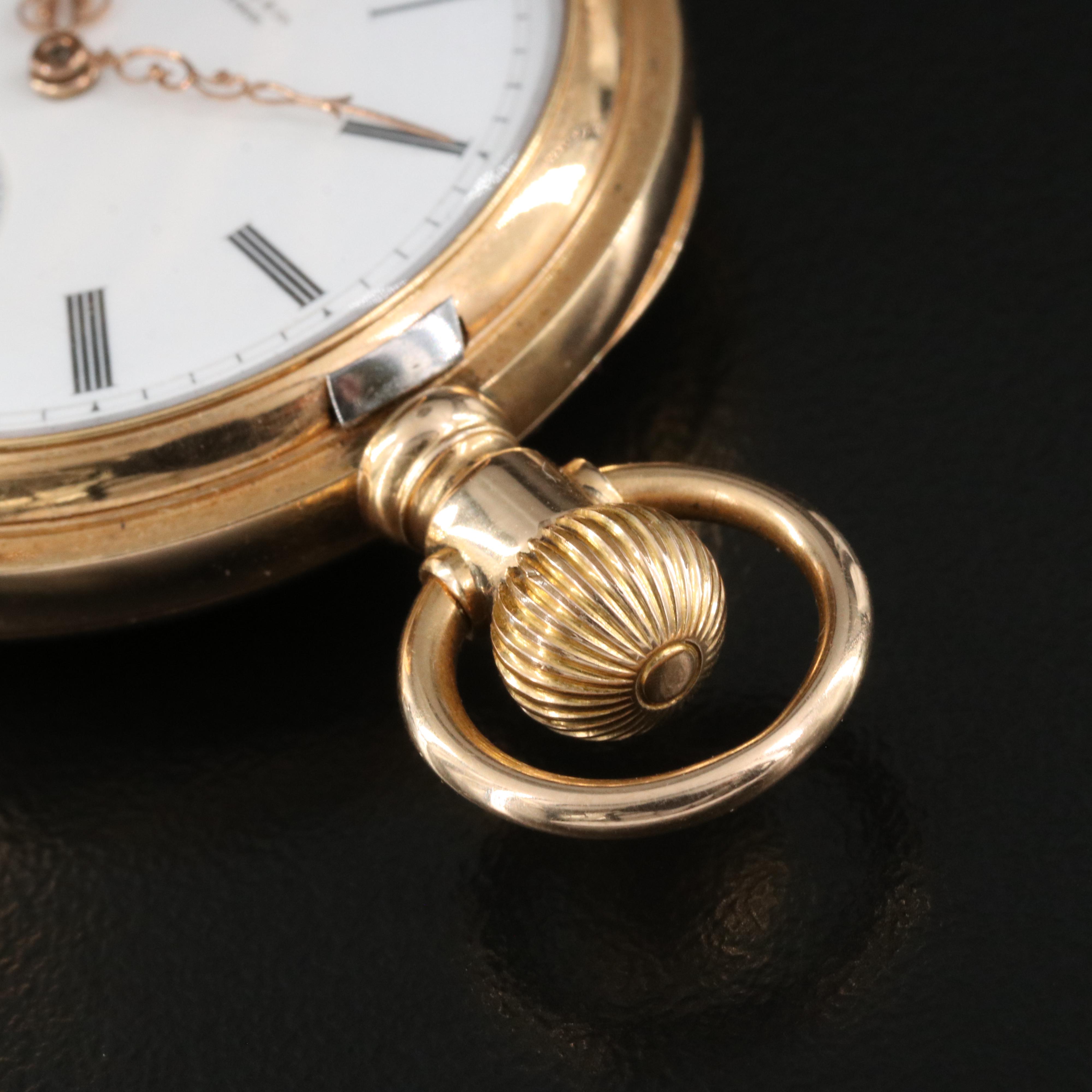 18K Patek Philippe Pocket Watch For George Shreve Jewelers, San Francisco