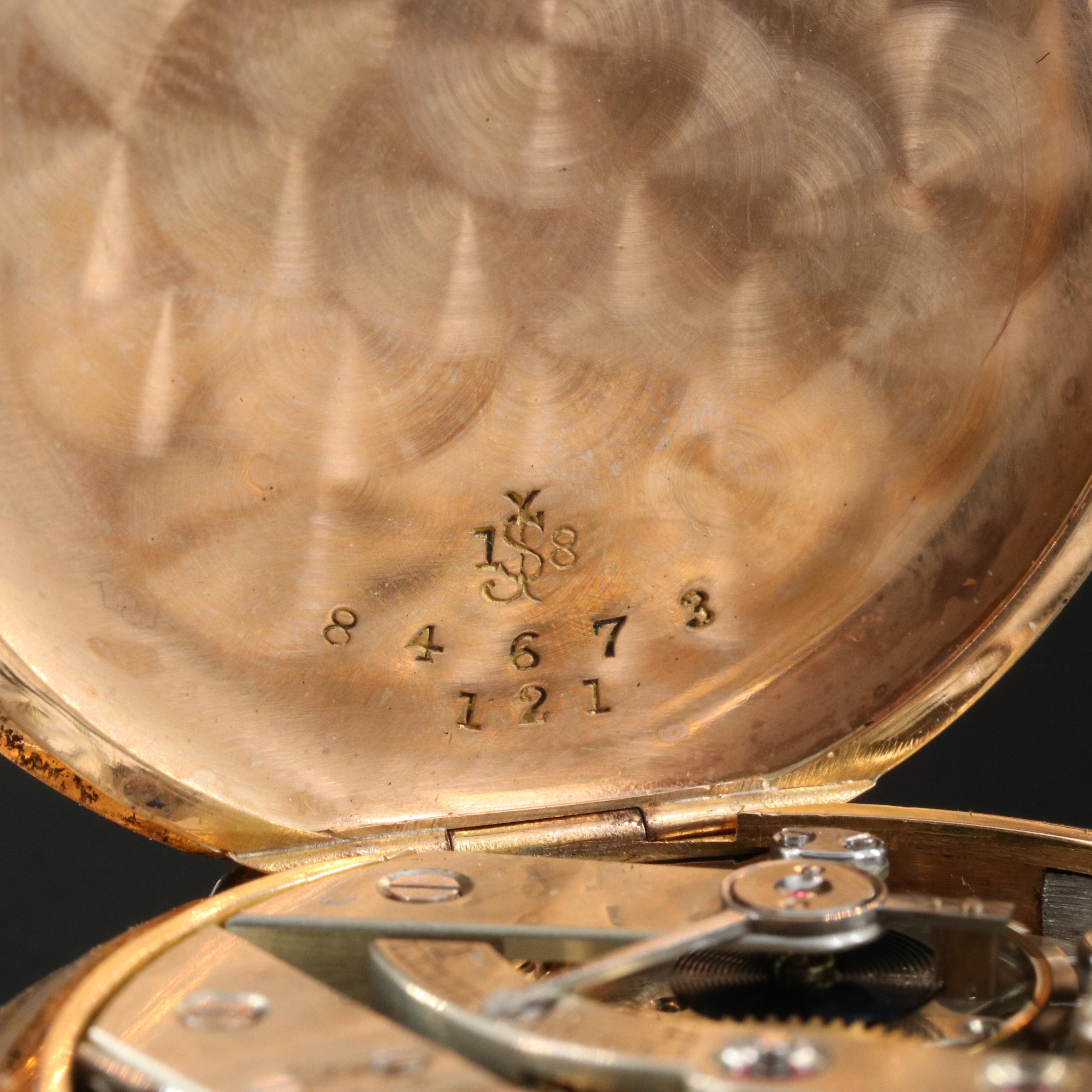 18K Patek Philippe Pocket Watch For George Shreve Jewelers, San Francisco