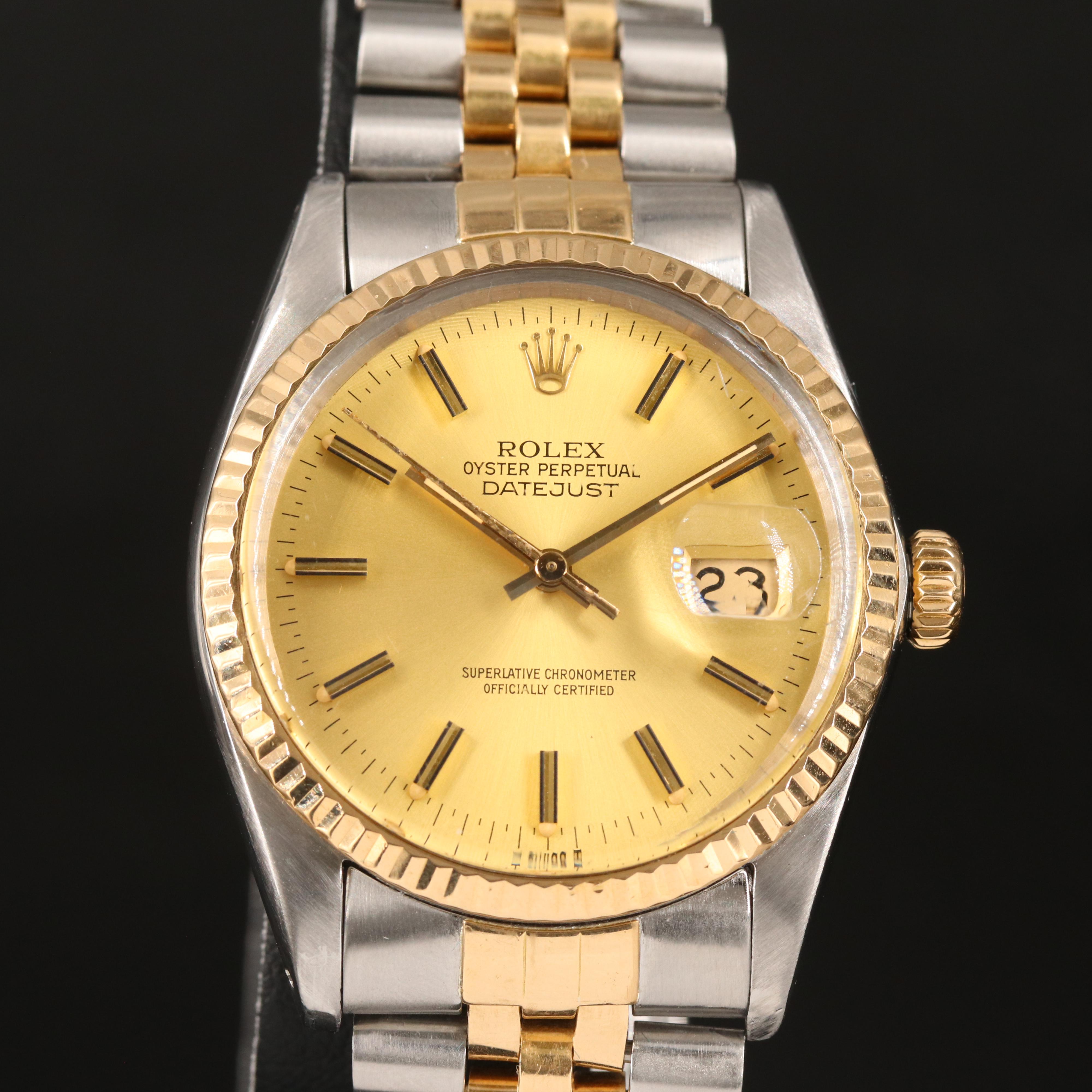 1984  Rolex Oyster Perpetual Datejust 36 Watch