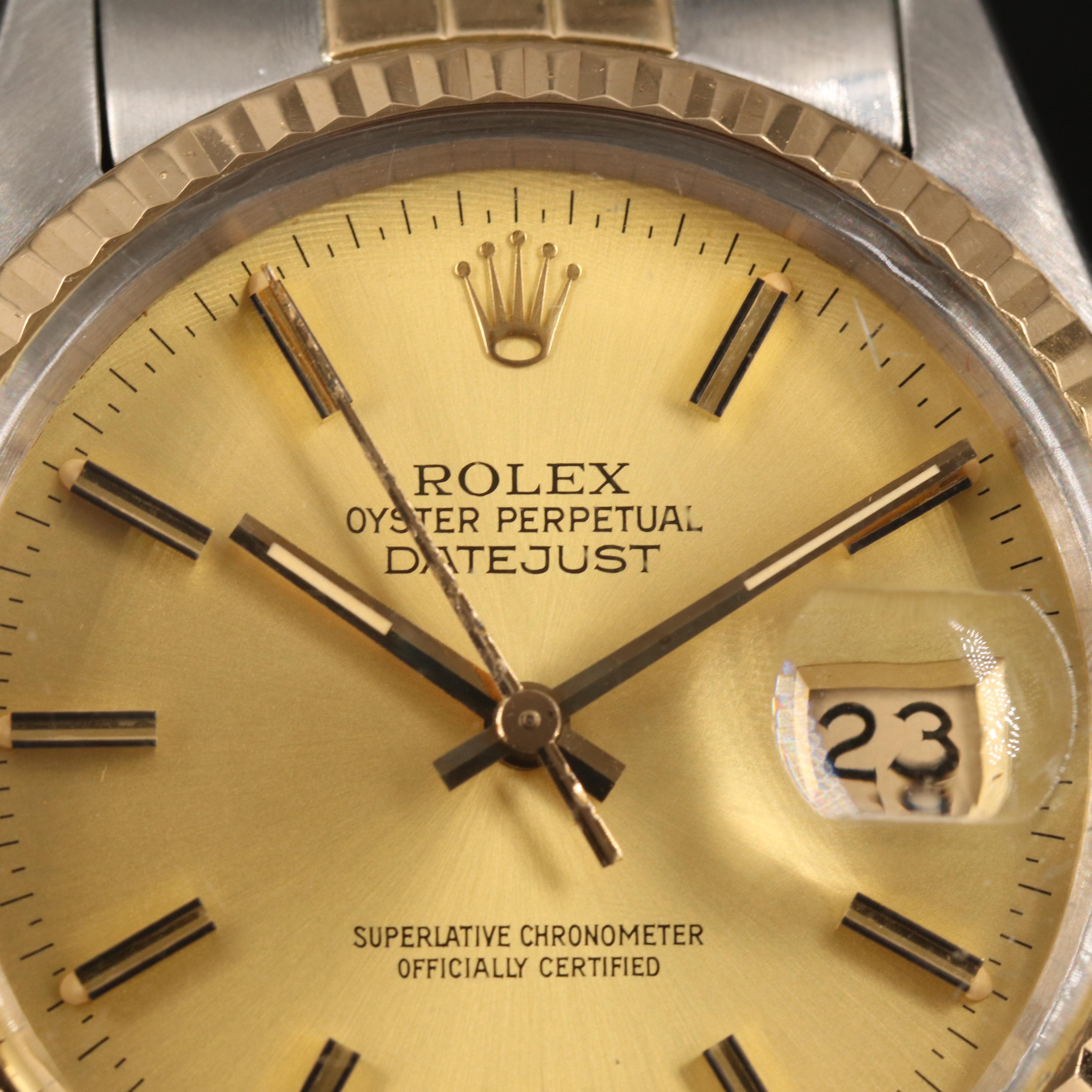 1984  Rolex Oyster Perpetual Datejust 36 Watch