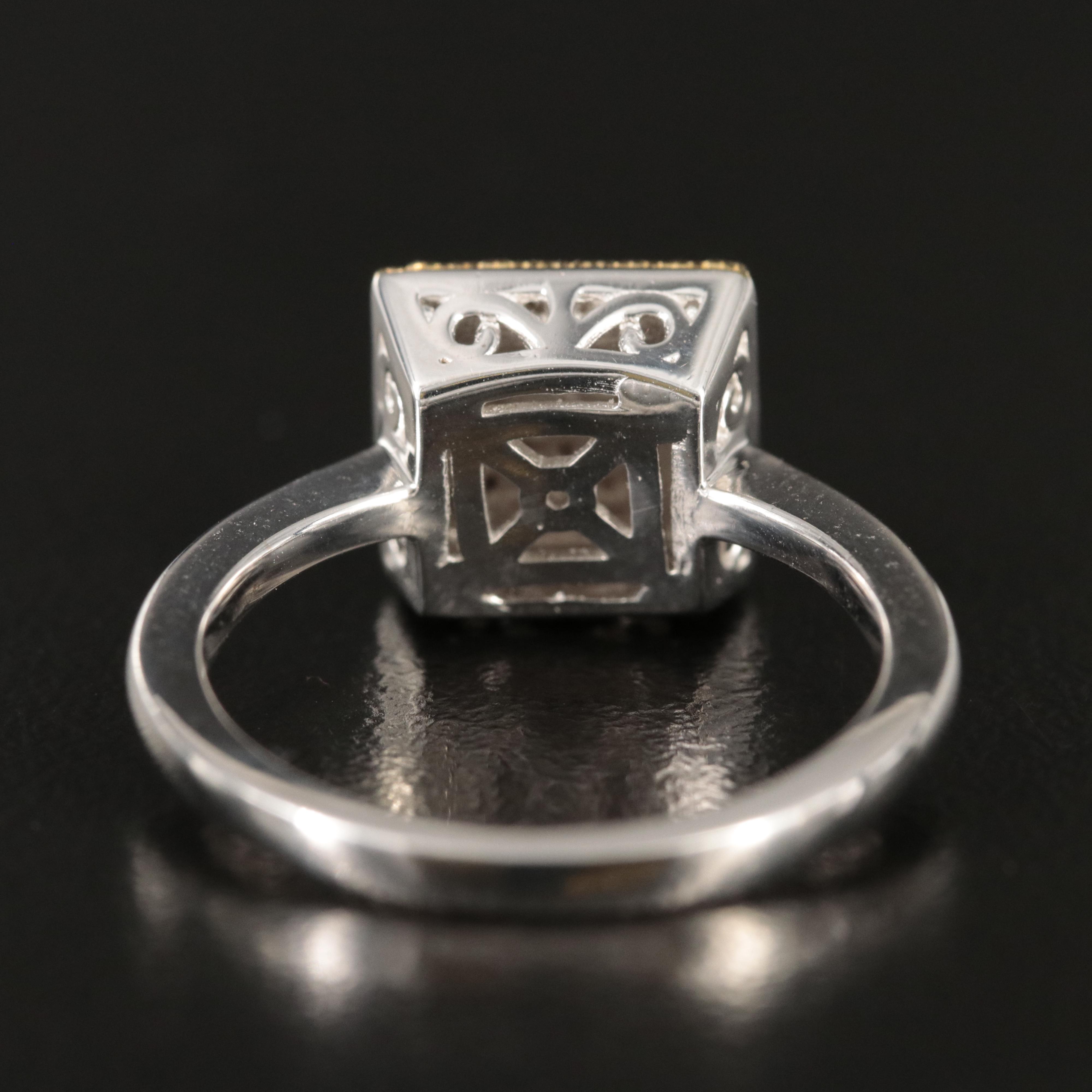 Sterling Diamond Ring