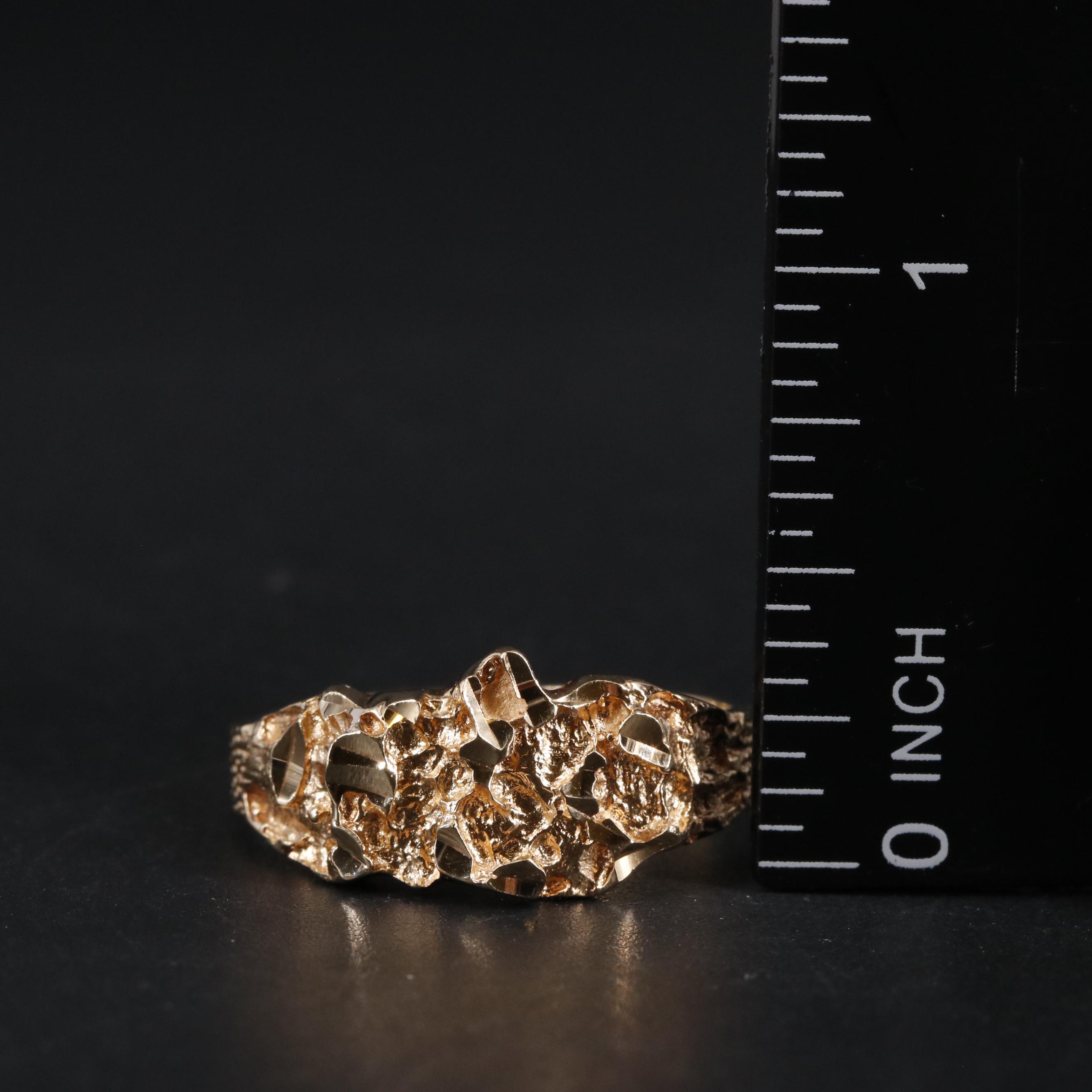 10K Nugget Ring