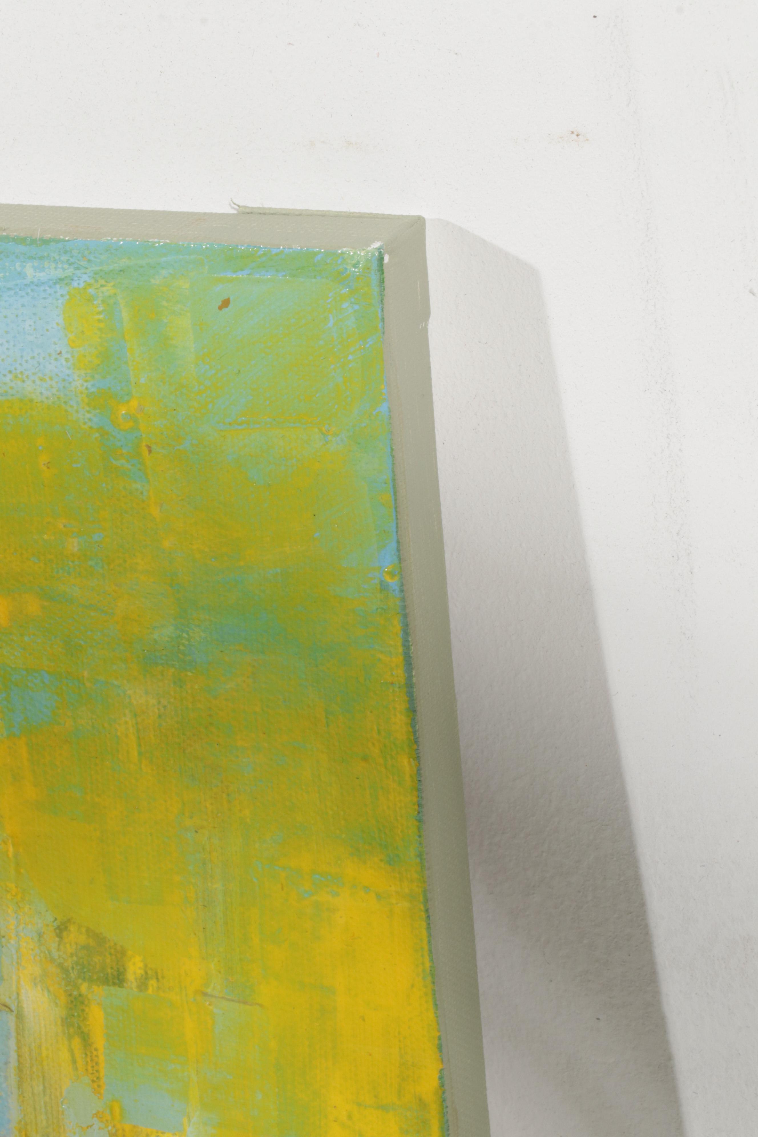 Farshad Lanjani City Street Acrylic Painting, 21st Century