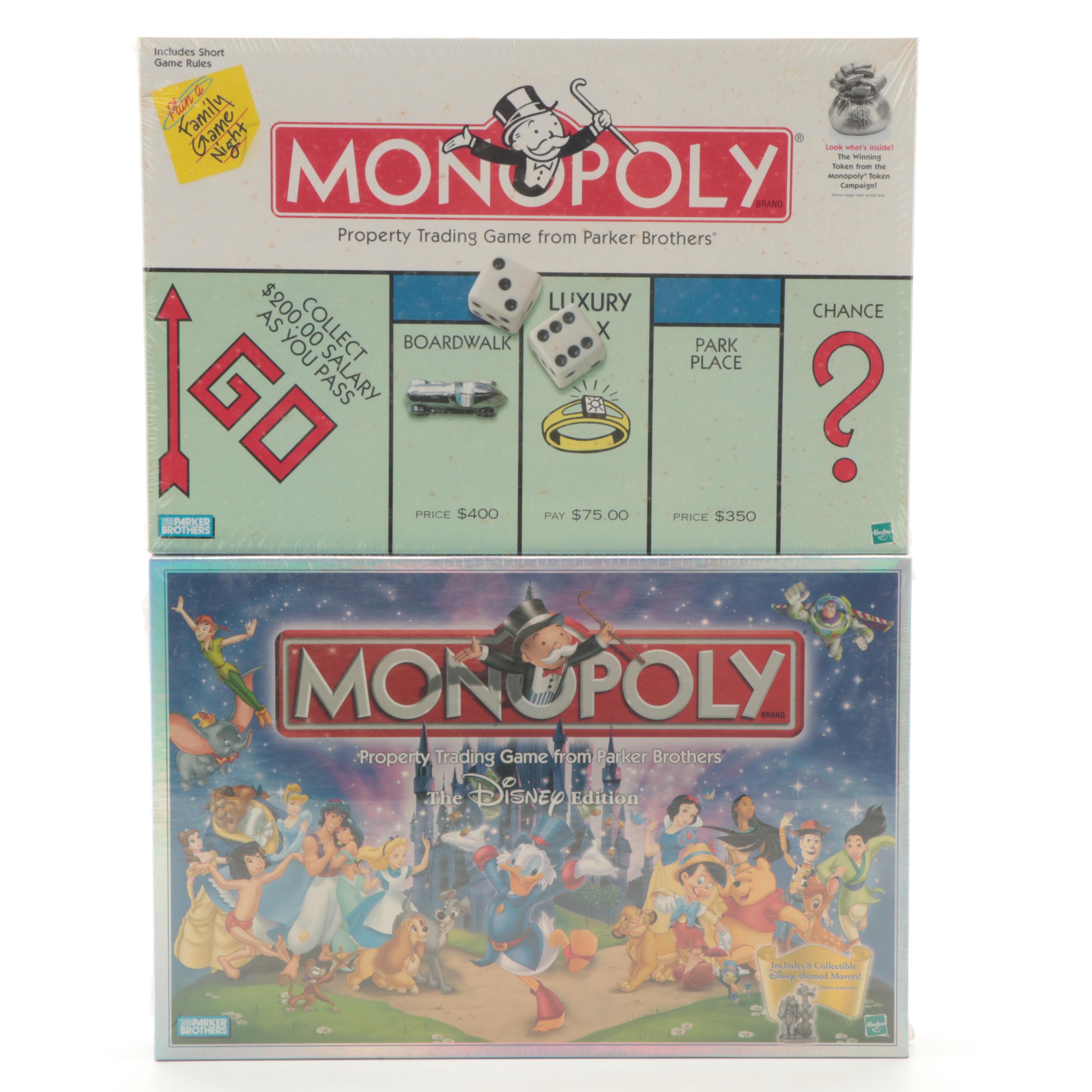 Monopoly Games Including Disney and Star Wars Editions and U.K.opoly