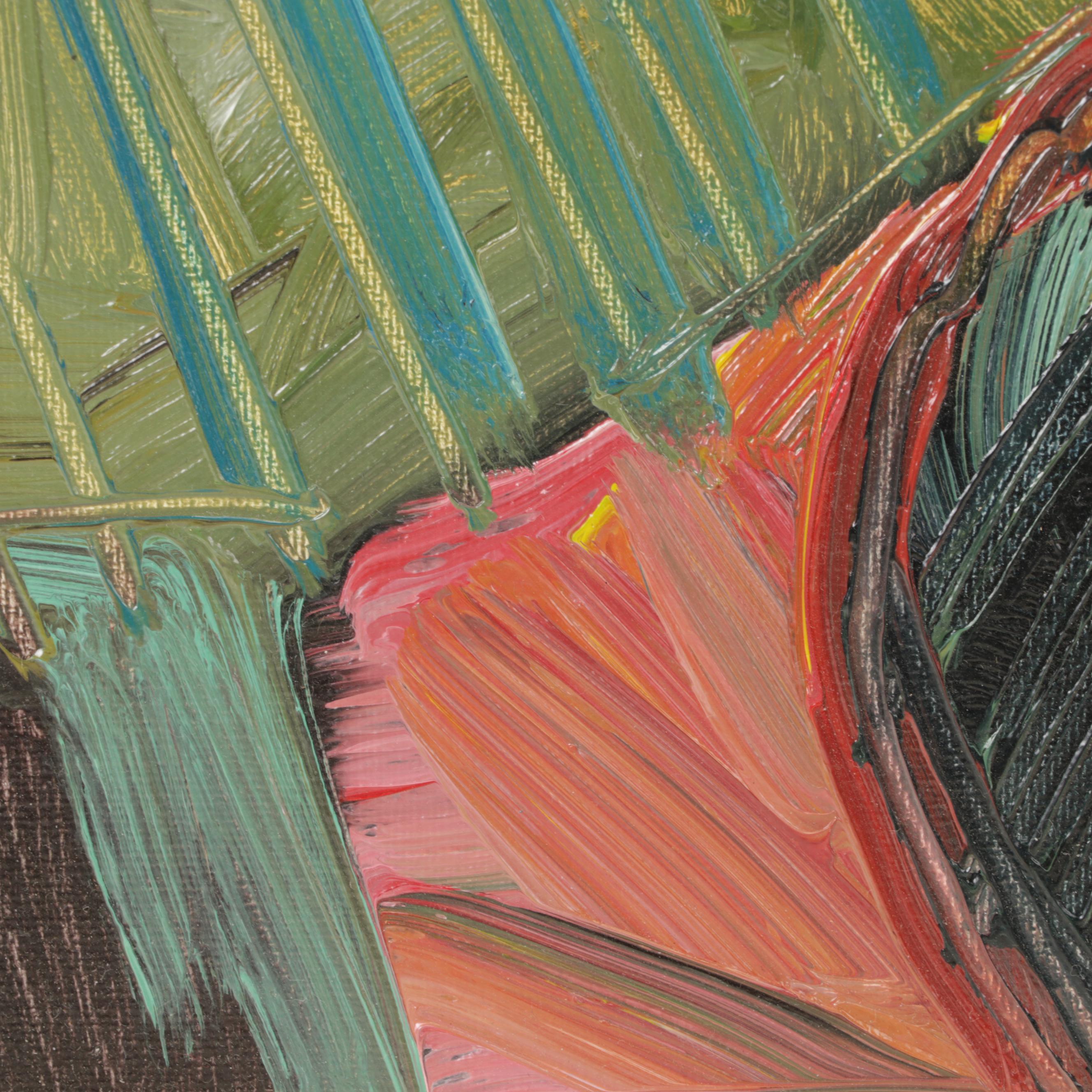 Jose Trujillo Landscape Oil Painting "Rolling Hillside," 2017