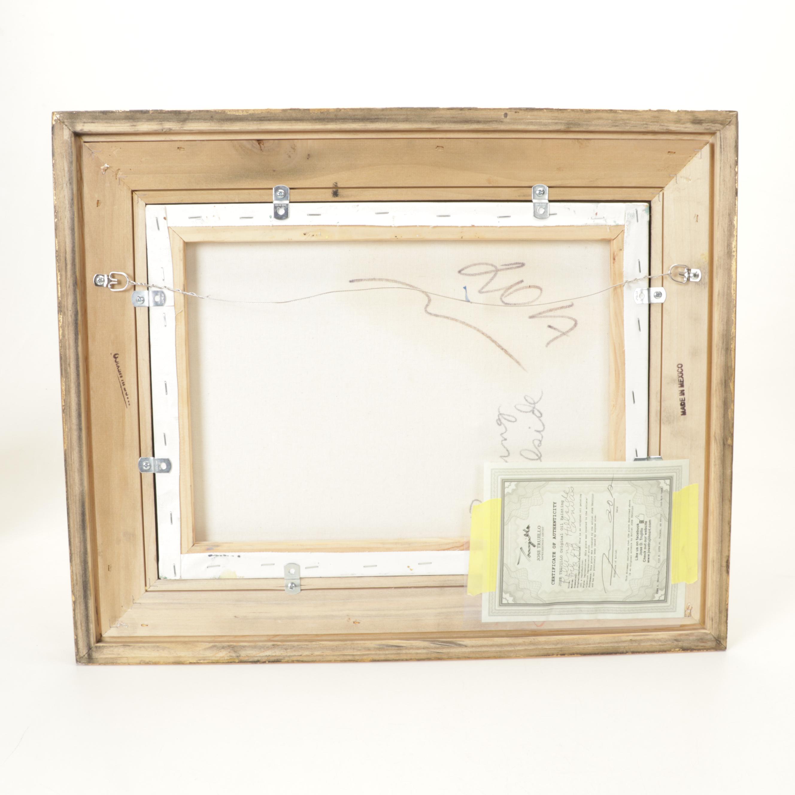 Jose Trujillo Landscape Oil Painting "Rolling Hillside," 2017