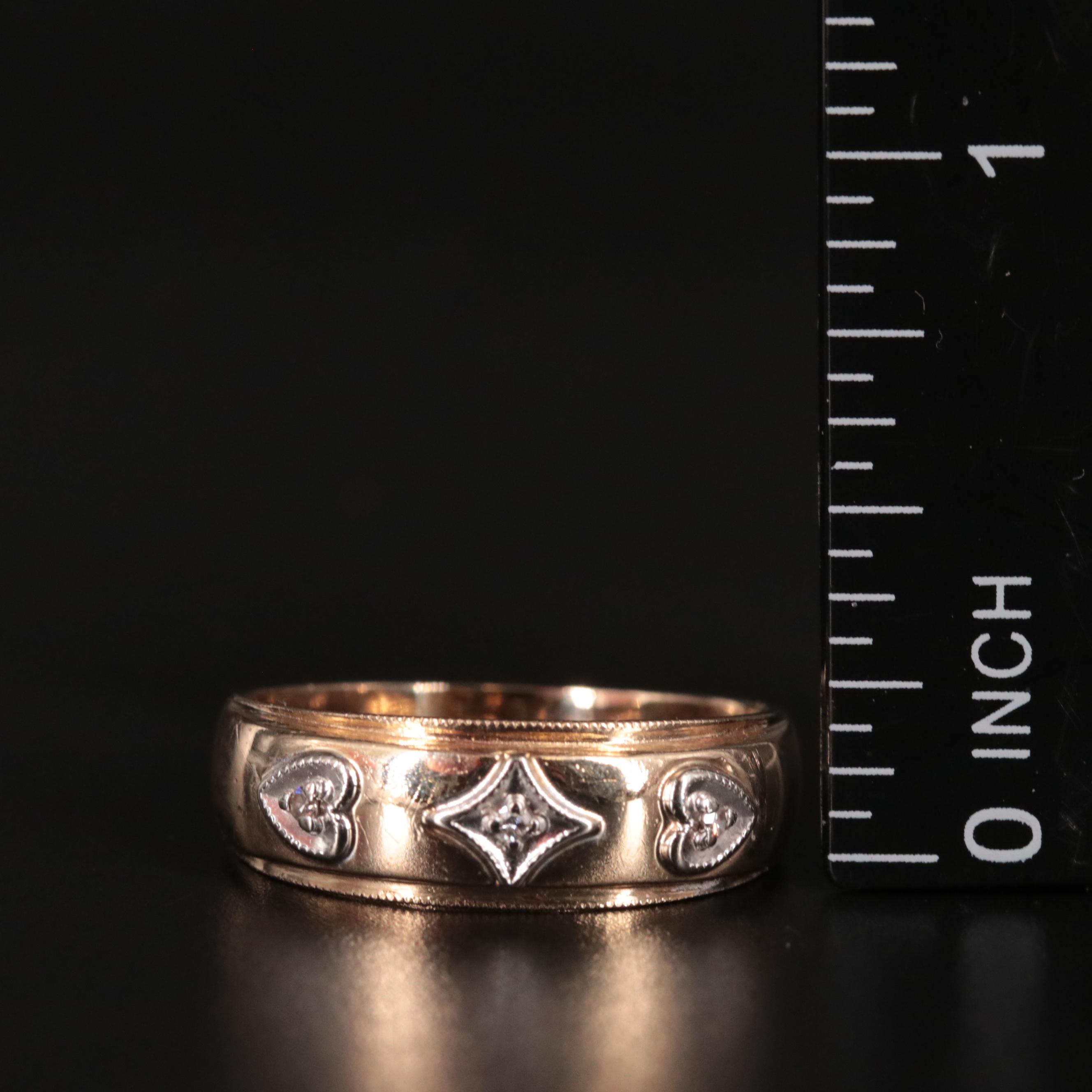 14K Multicolor Band Ring