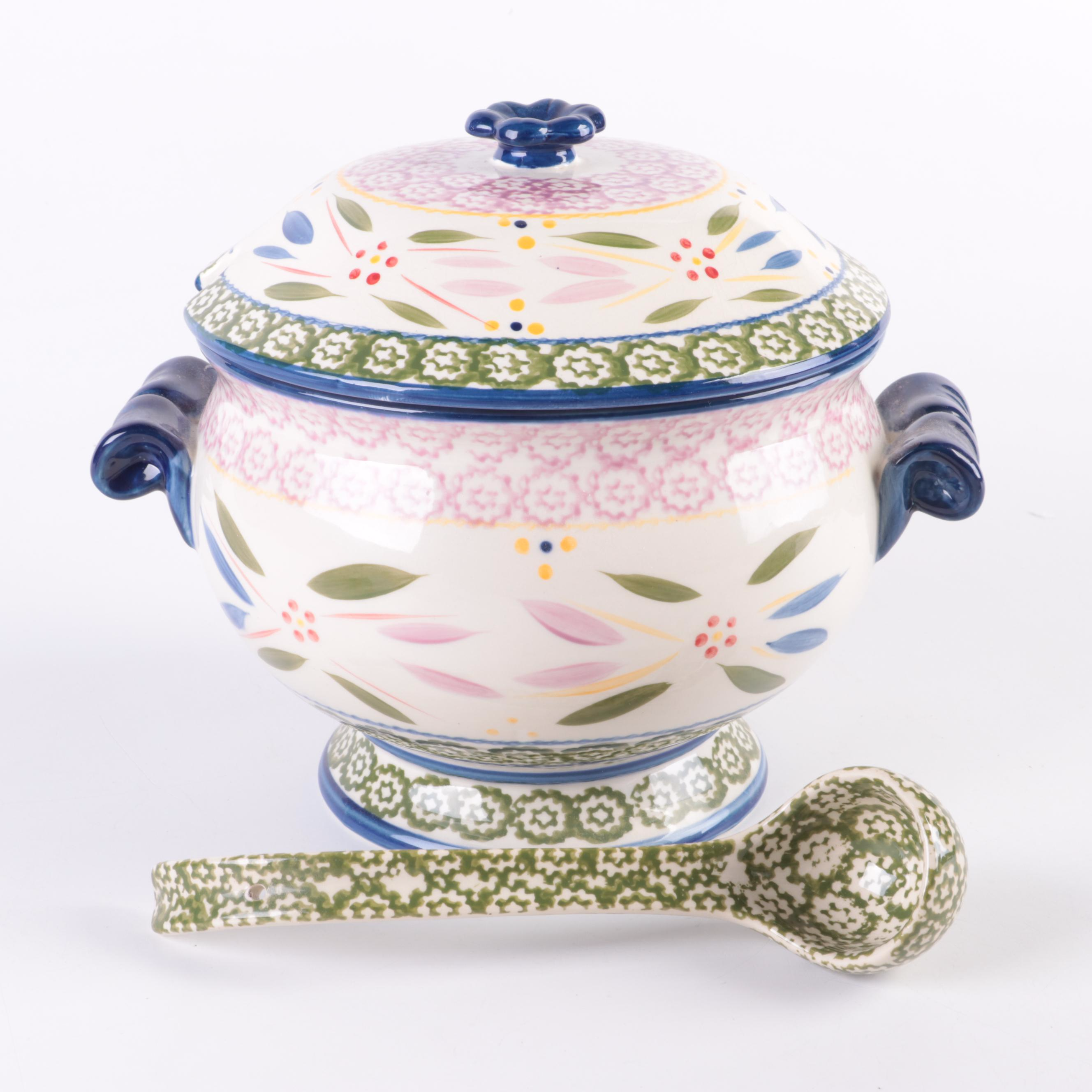 Temp-tations by Tara "Old World Confetti" Ceramic Serveware and Dinnerware