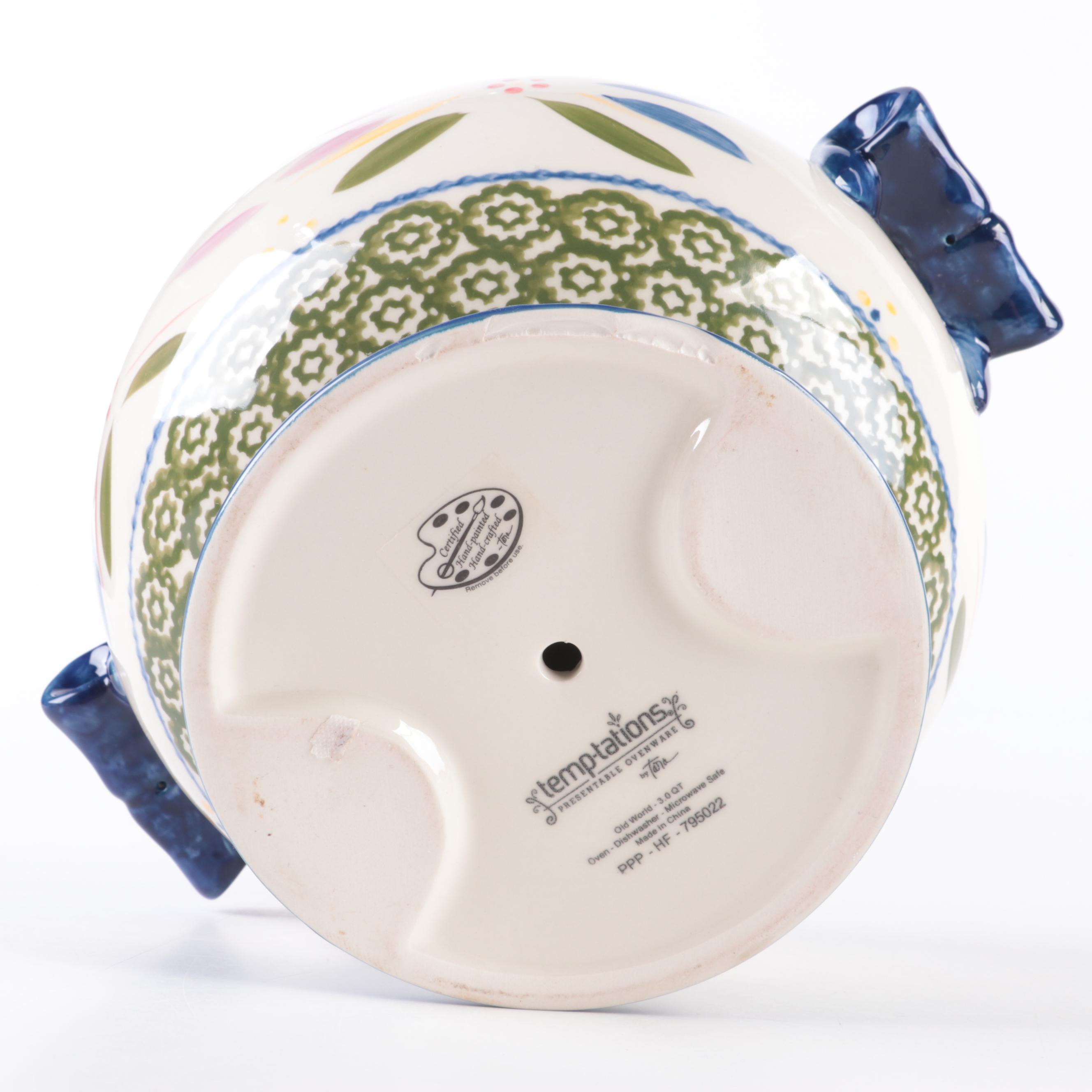 Temp-tations by Tara "Old World Confetti" Ceramic Serveware and Dinnerware