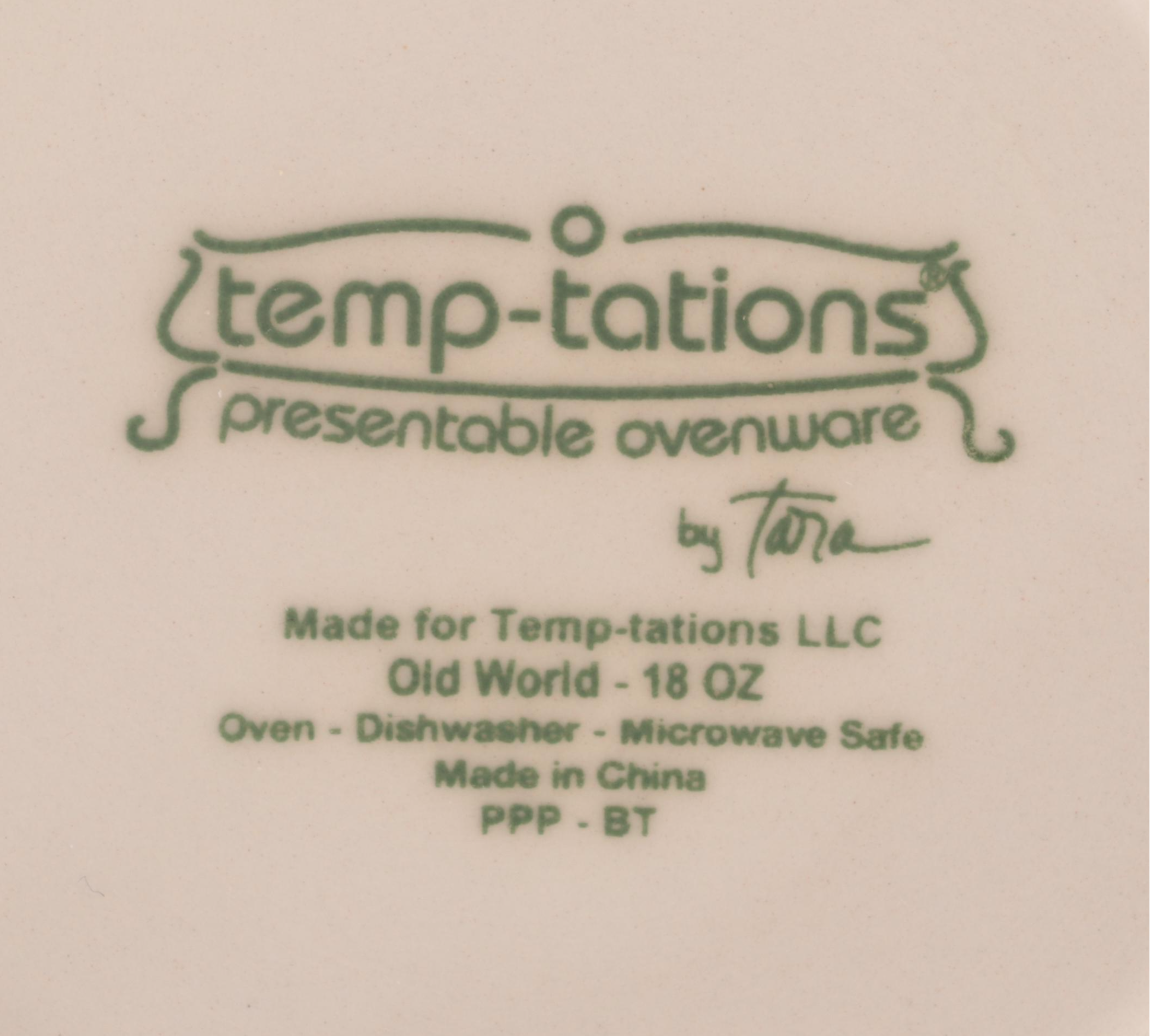 Temp-tations by Tara "Old World Confetti" Ceramic Serveware and Dinnerware