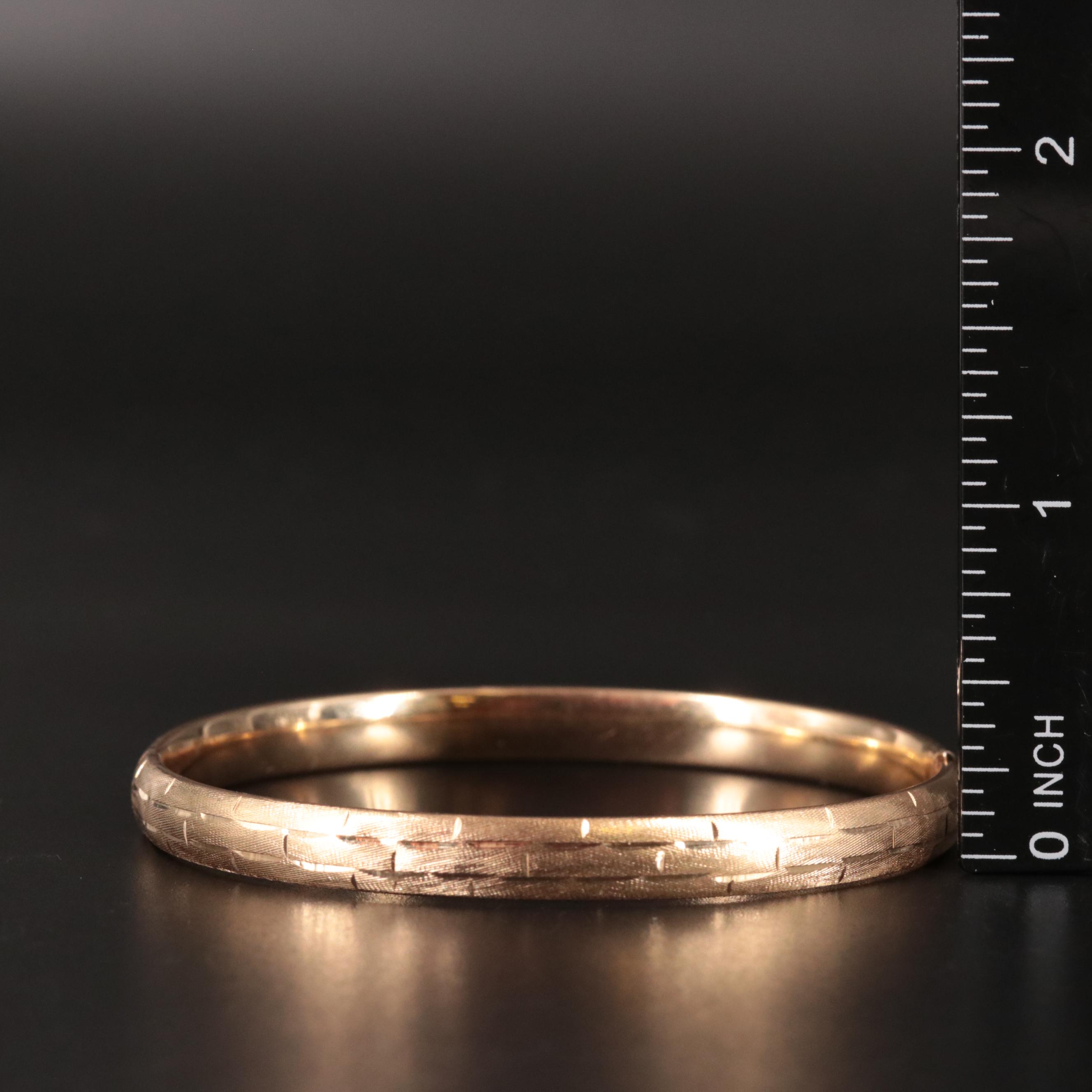 14K Bangle Bracelet