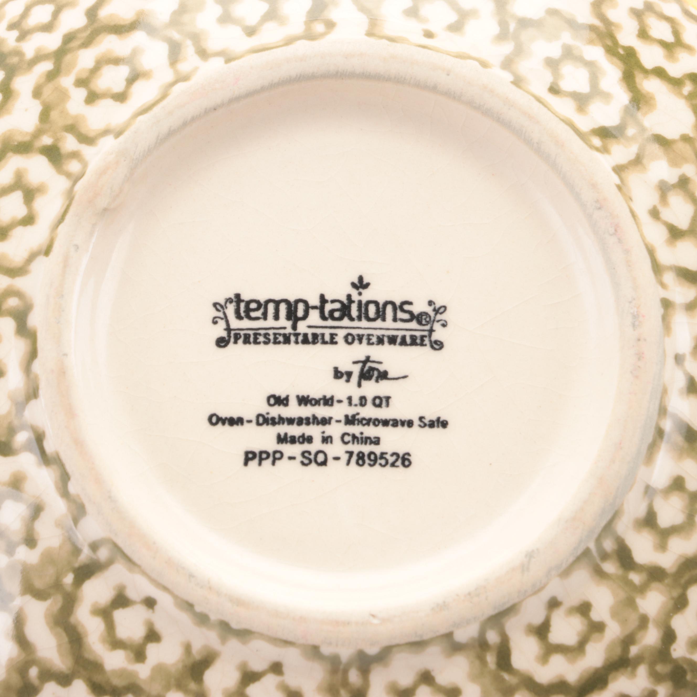 Temp-tations "Old World Confetti" Ceramic Dishes