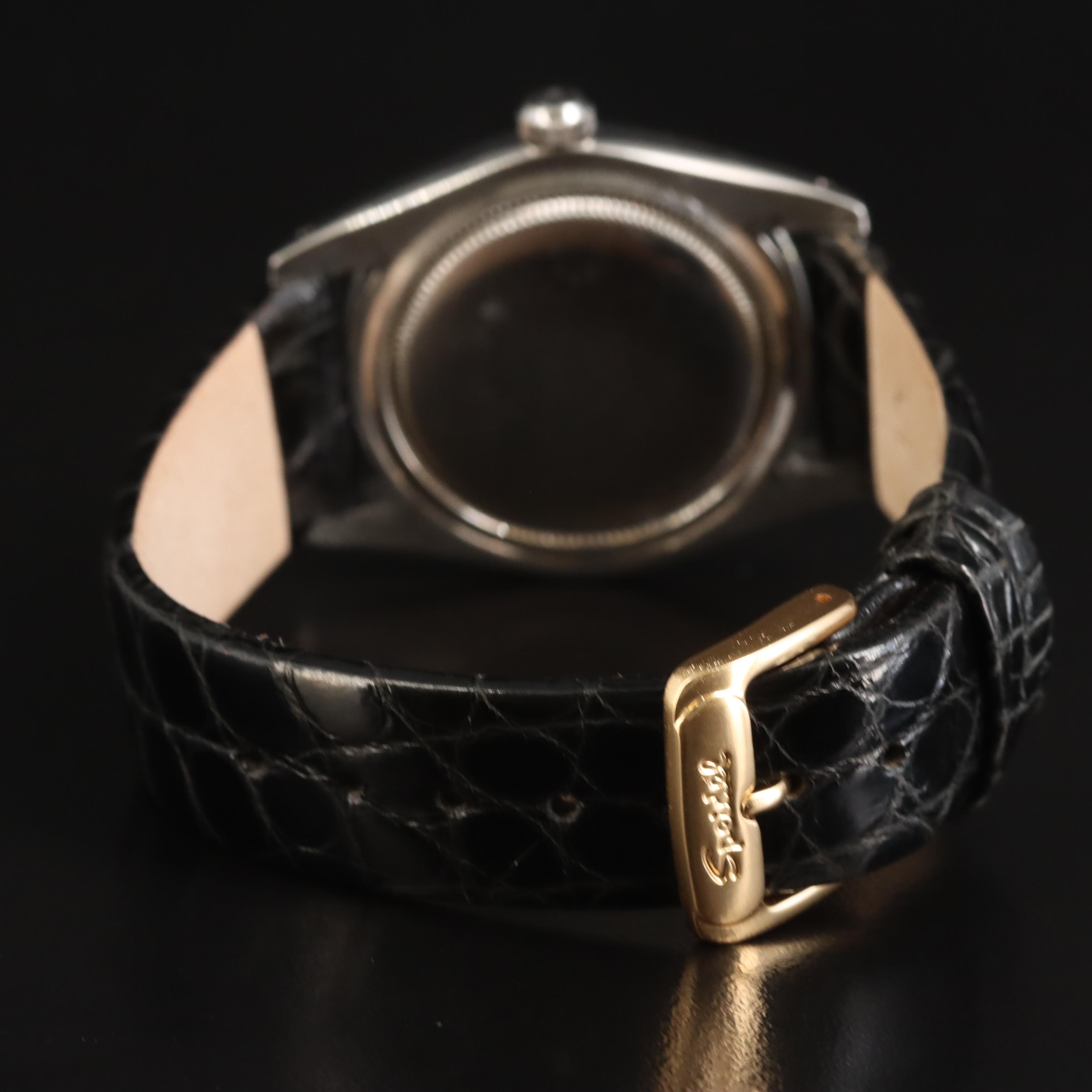 1981 Rolex Oysterdate Precision Custom Diamond Dial Watch