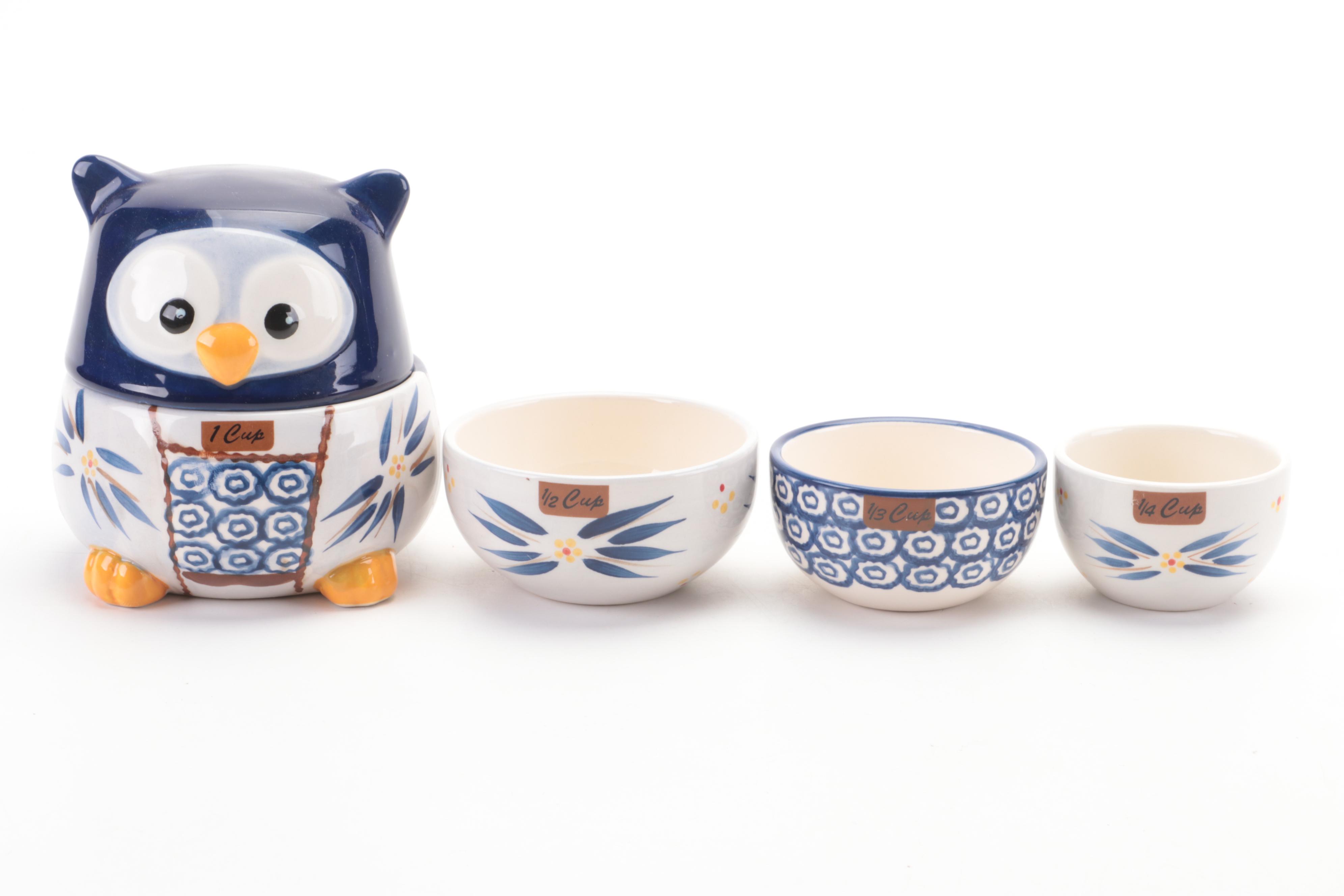 Temp-tations by Tara "Old World Confetti" Measuring Cups and Serveware