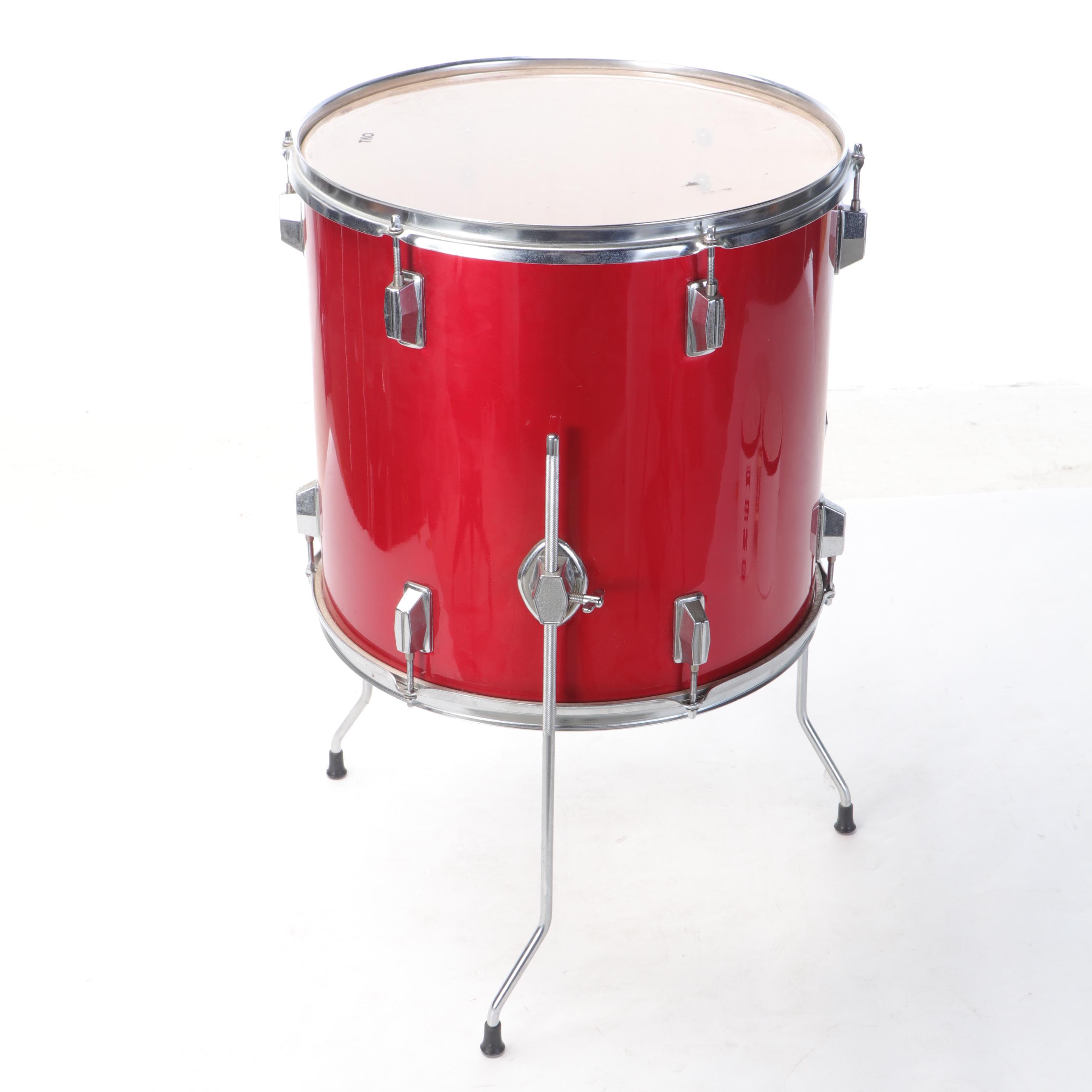 TKO Drum with Remo Bongo Drums and Tamberine