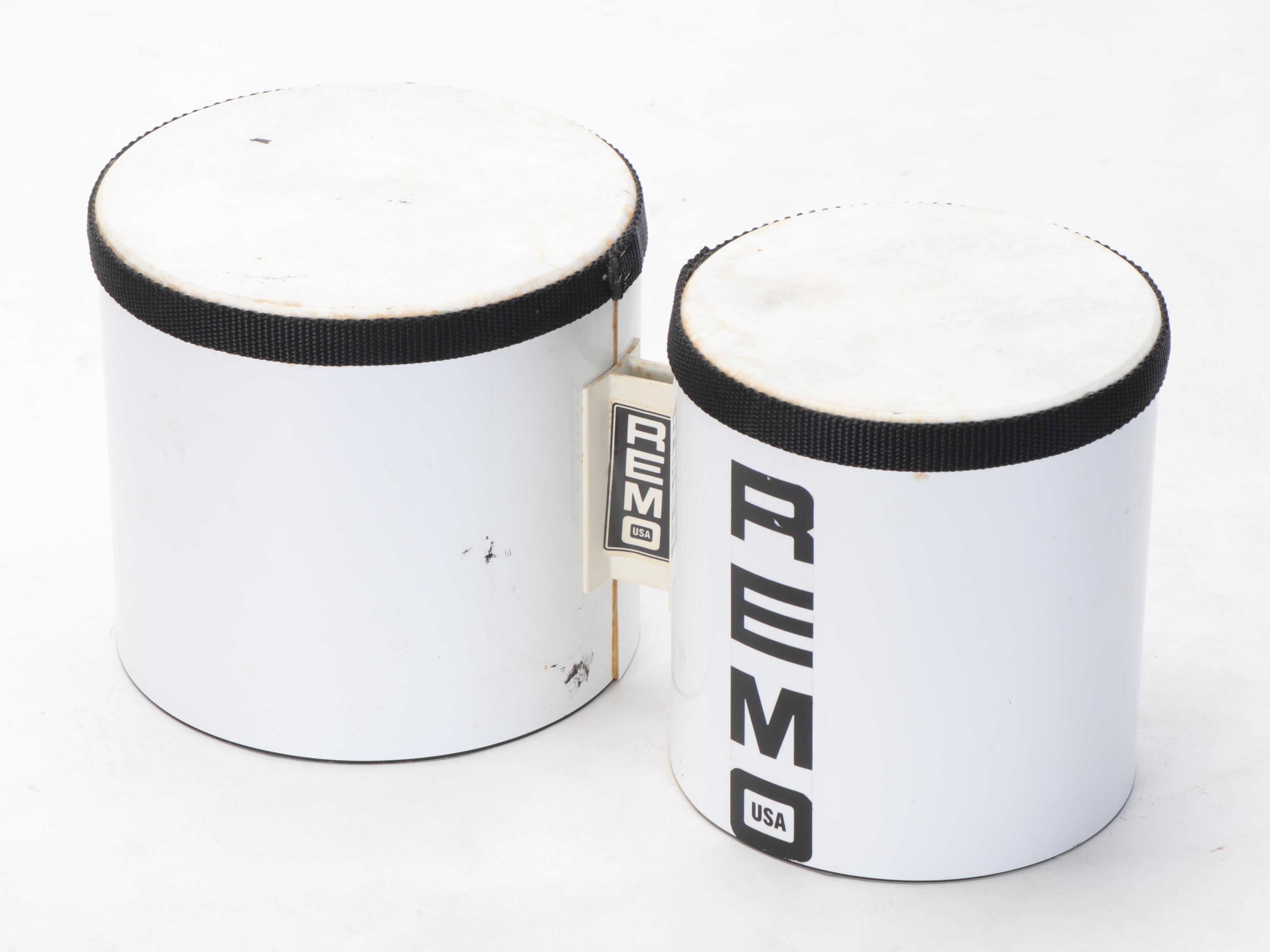 TKO Drum with Remo Bongo Drums and Tamberine