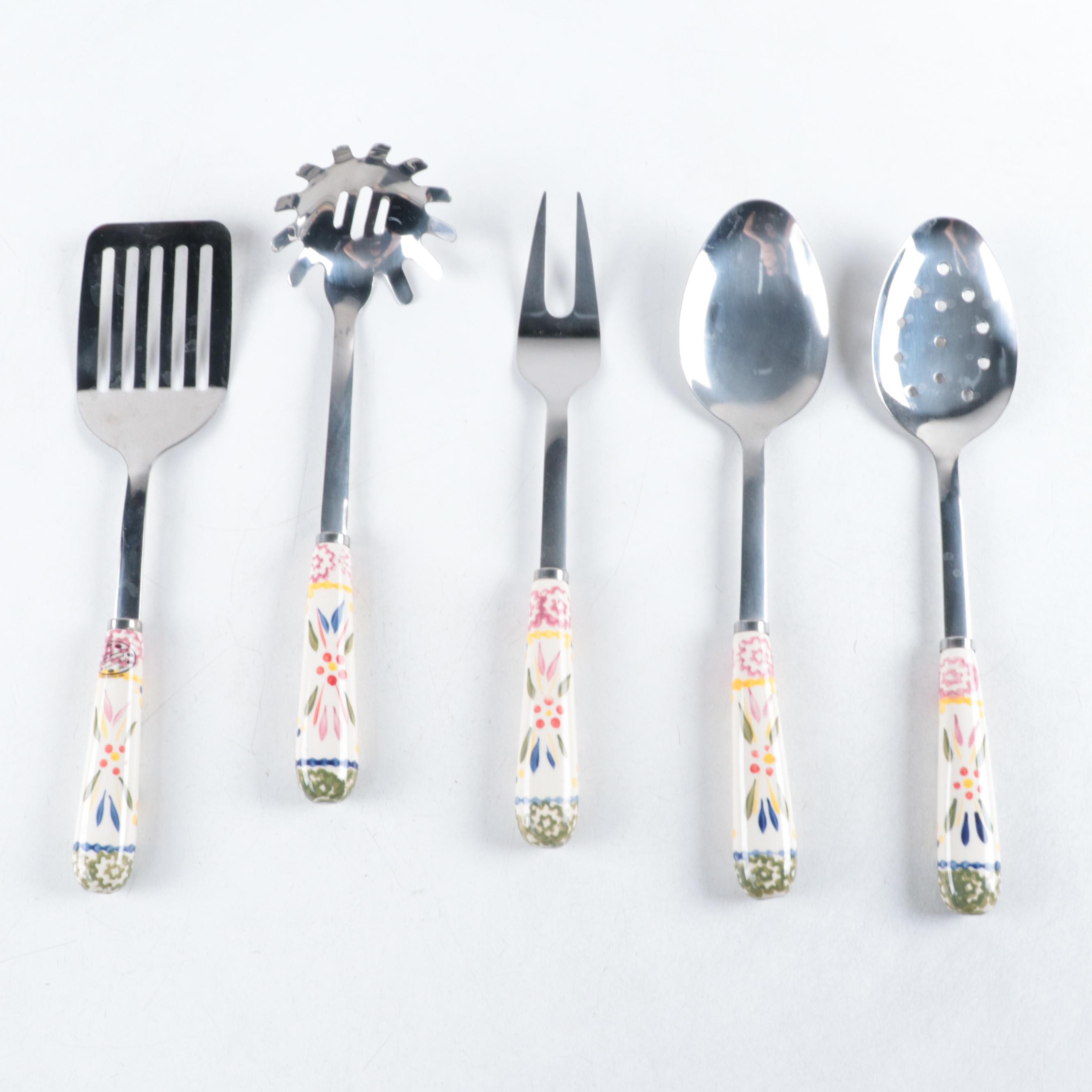 Temp-tations By Tara "Old World Confetti" Serveware and Table Accessories