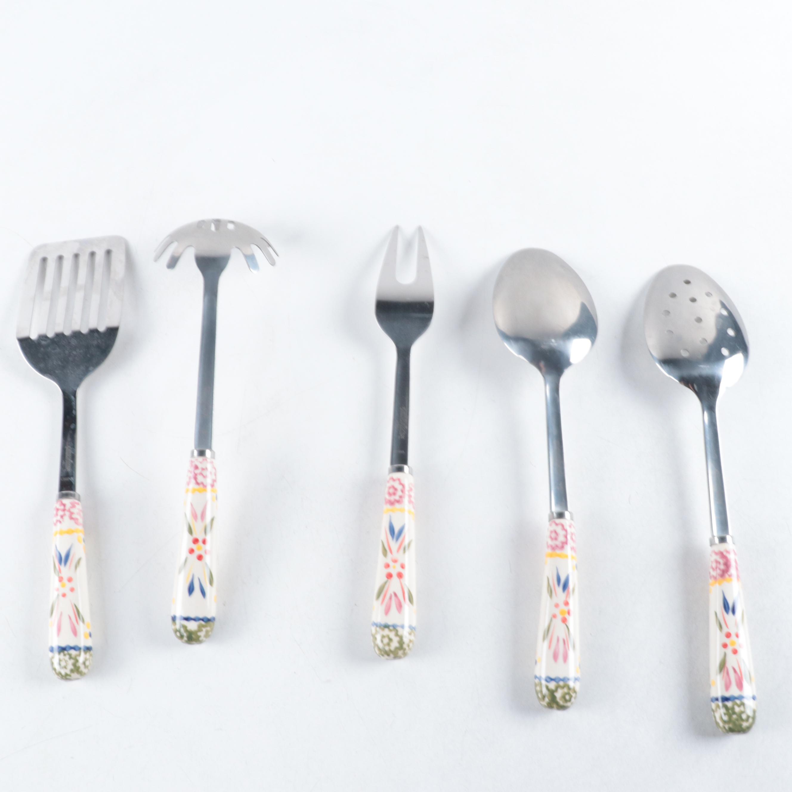 Temp-tations By Tara "Old World Confetti" Serveware and Table Accessories