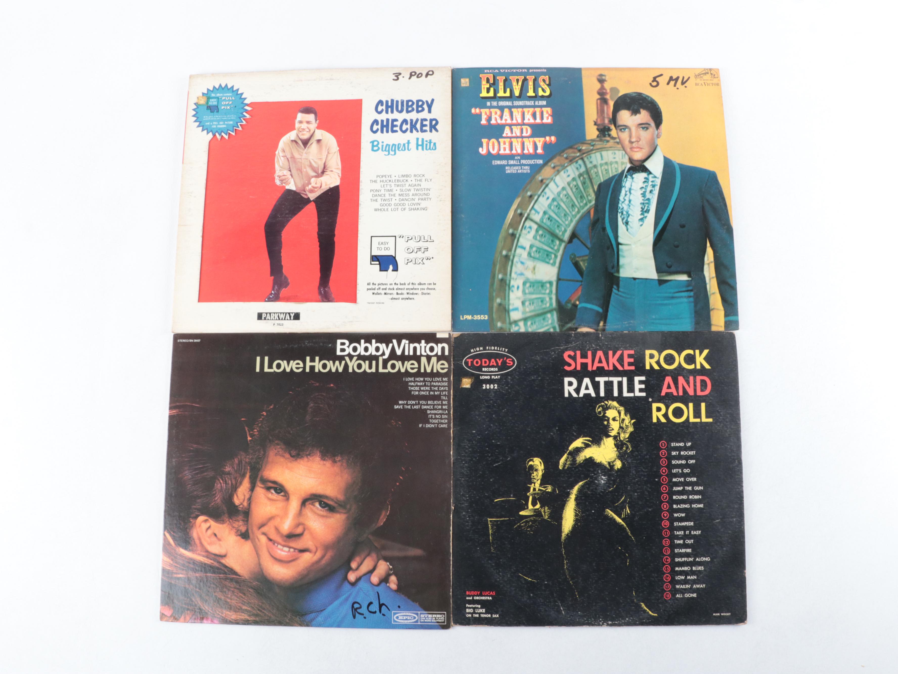 Buddy Holly, Brenda Lee, Chuck Berry, Fats Domino and More LP Vinyl Records
