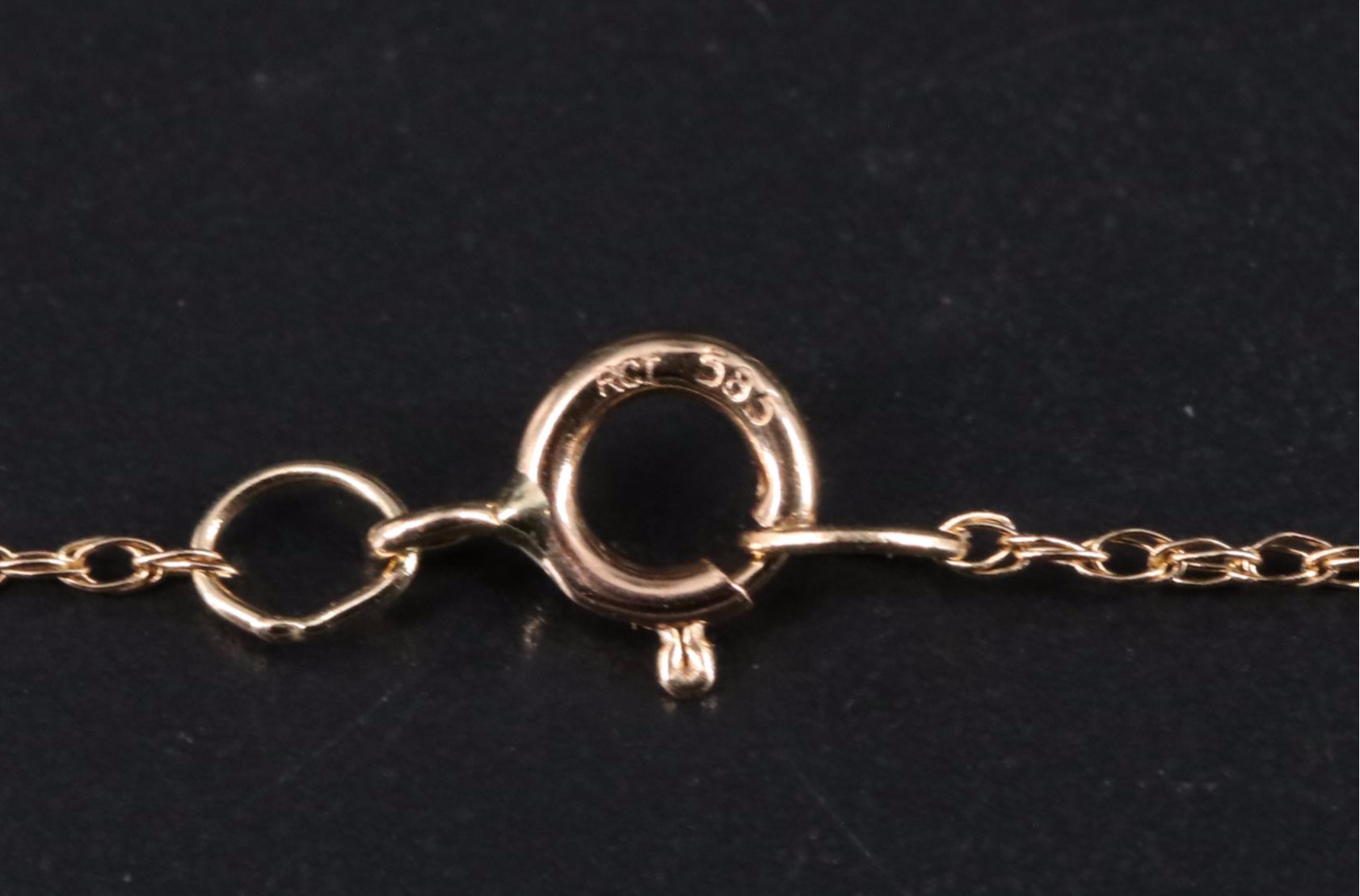 14K Rope Chain Heart Locket Necklace