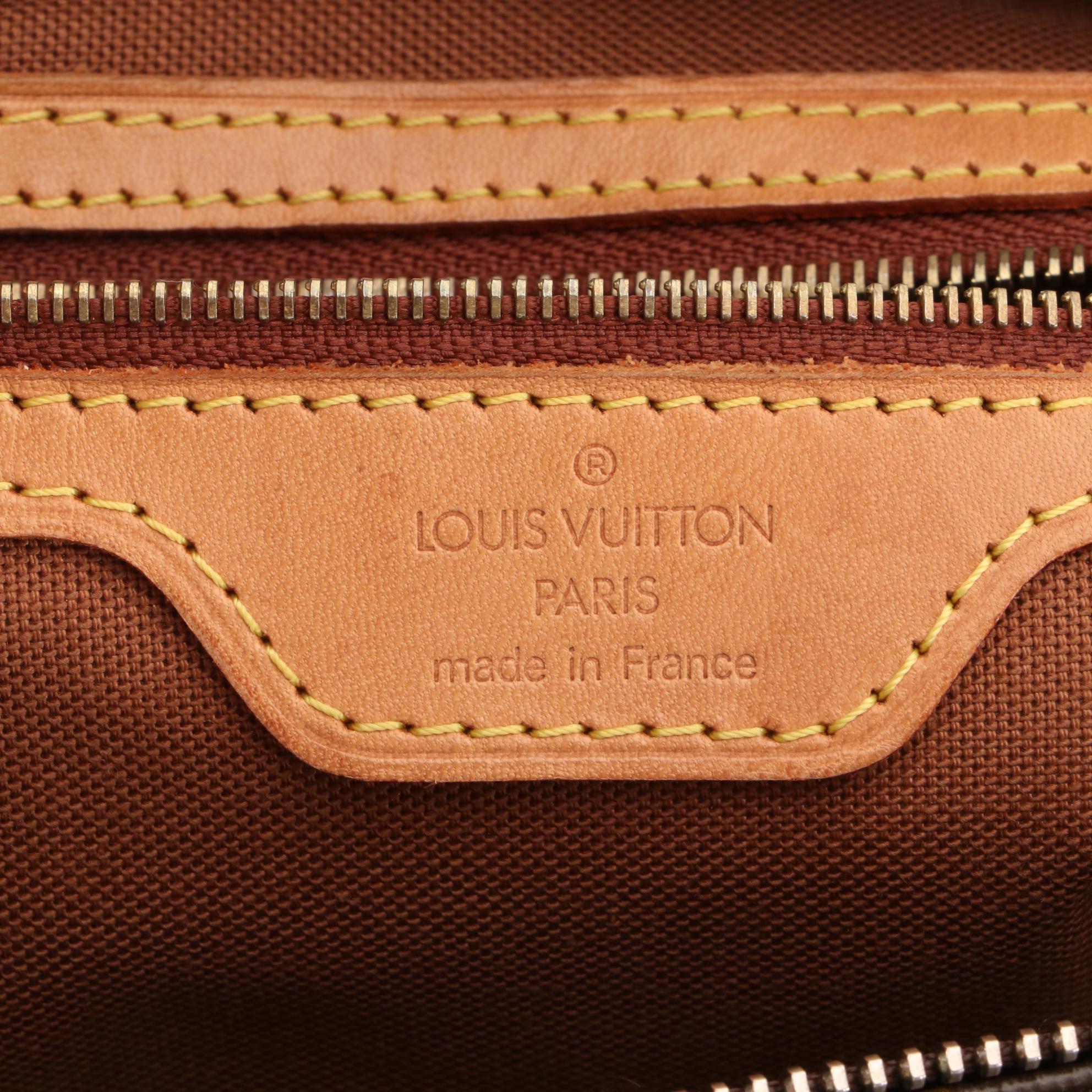 Louis Vuitton Cabas Piano Tote in Monogram Canvas and Vachetta Leather