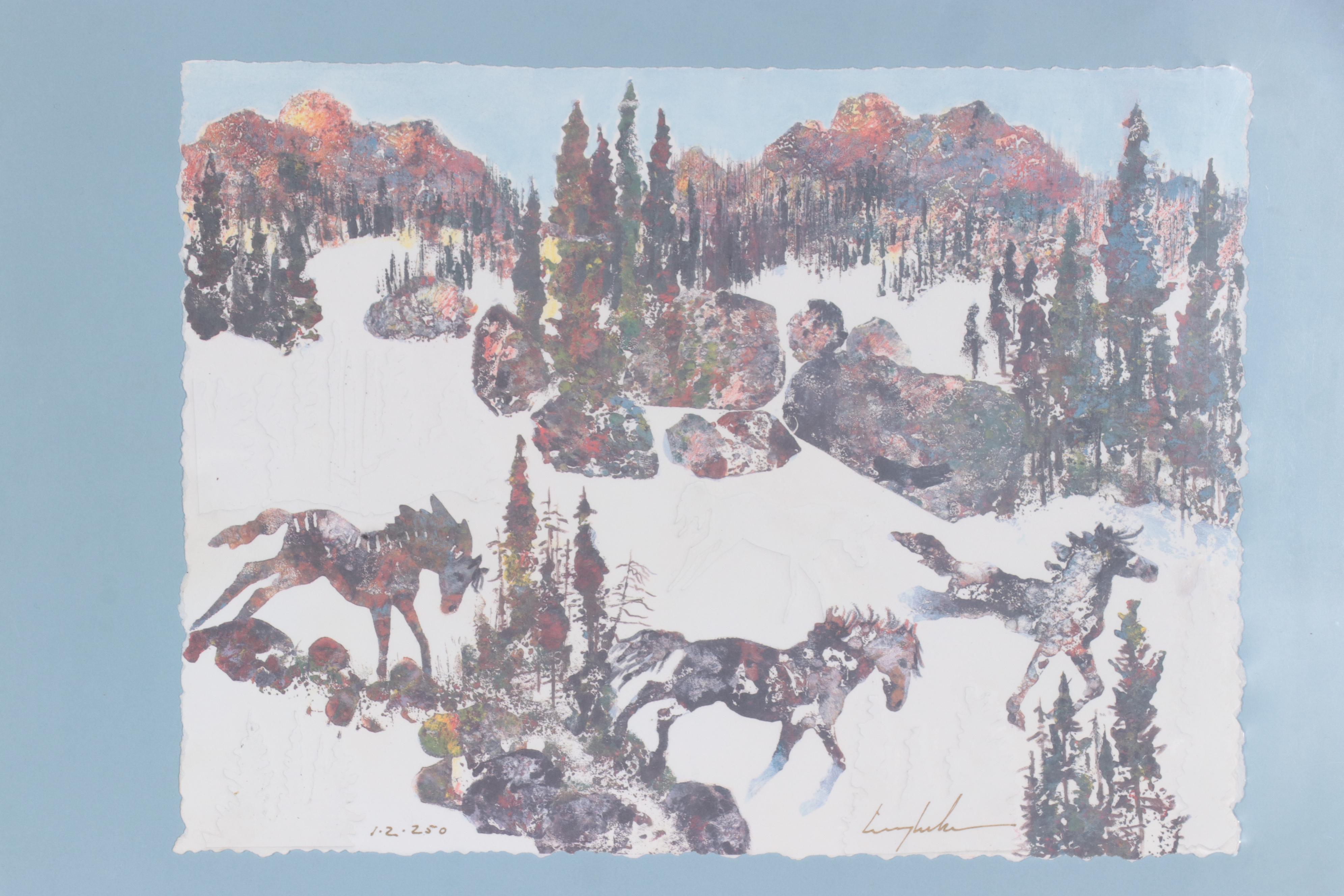 King Kuka Nature Embossed Lithograph and Offset Lithographs