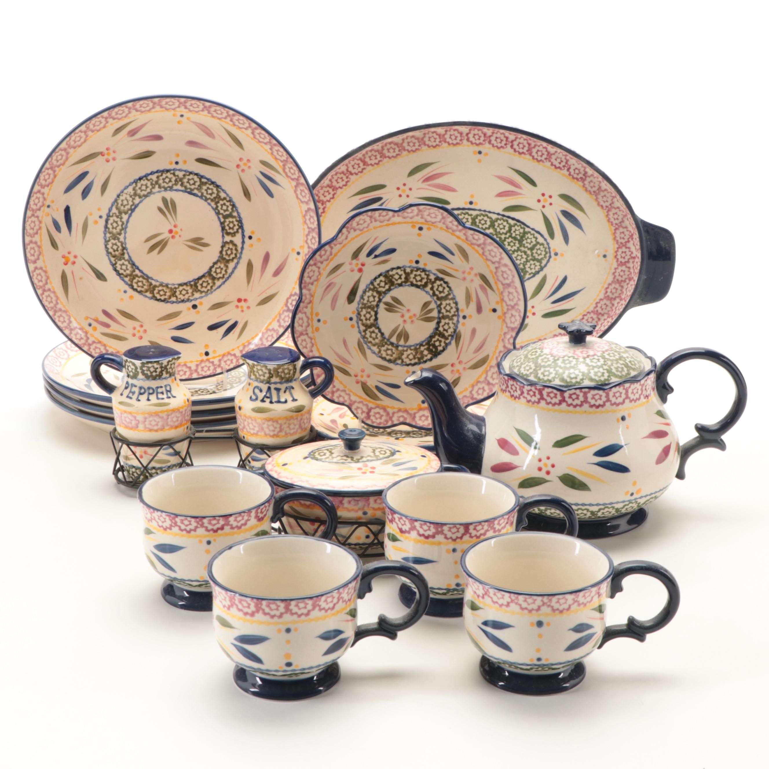 Temp-tations By Tara "Old World Confetti" Dinnerware and Table Accessories