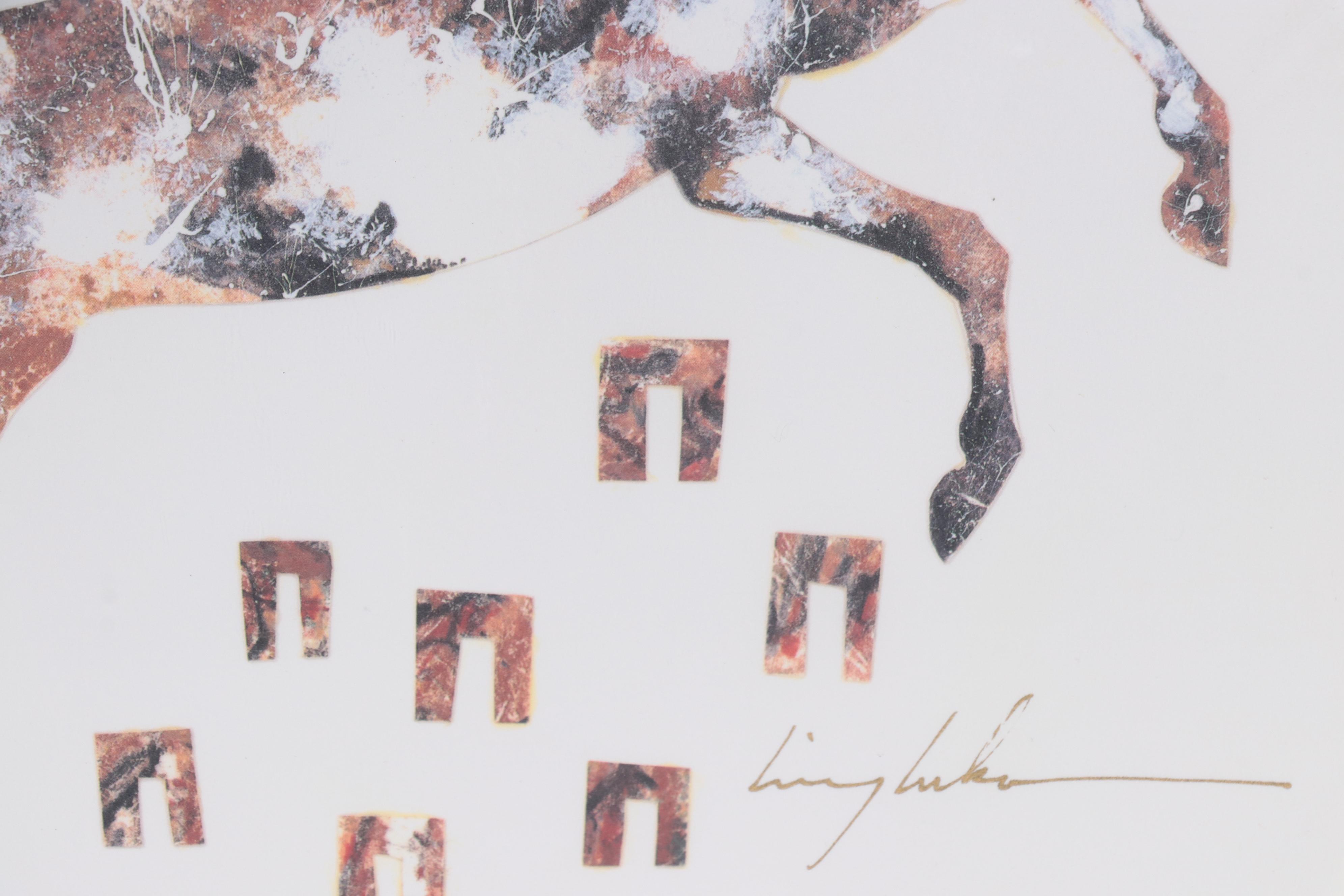 King Kuka Nature Embossed Lithograph and Offset Lithographs