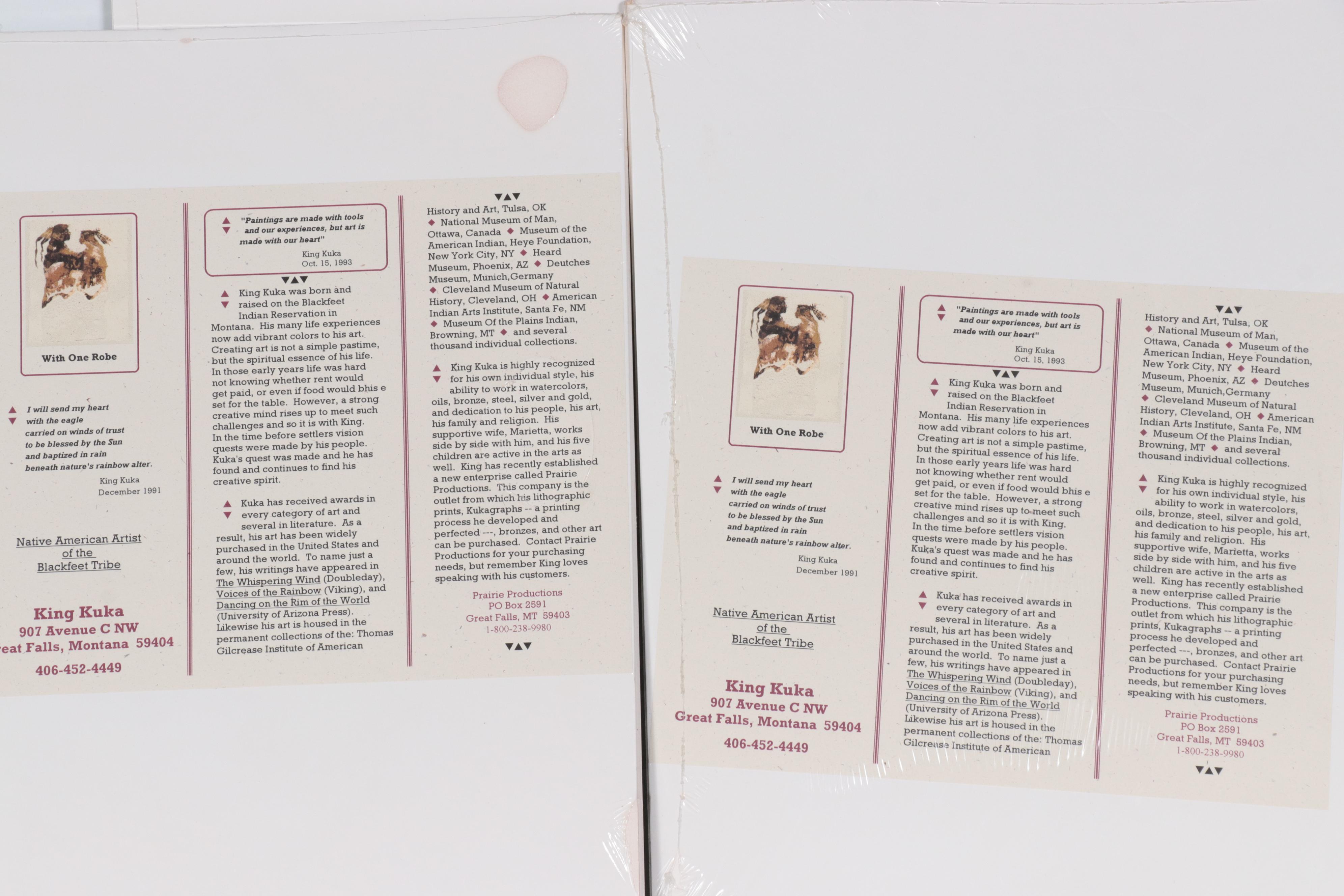 King Kuka Nature Embossed Lithograph and Offset Lithographs