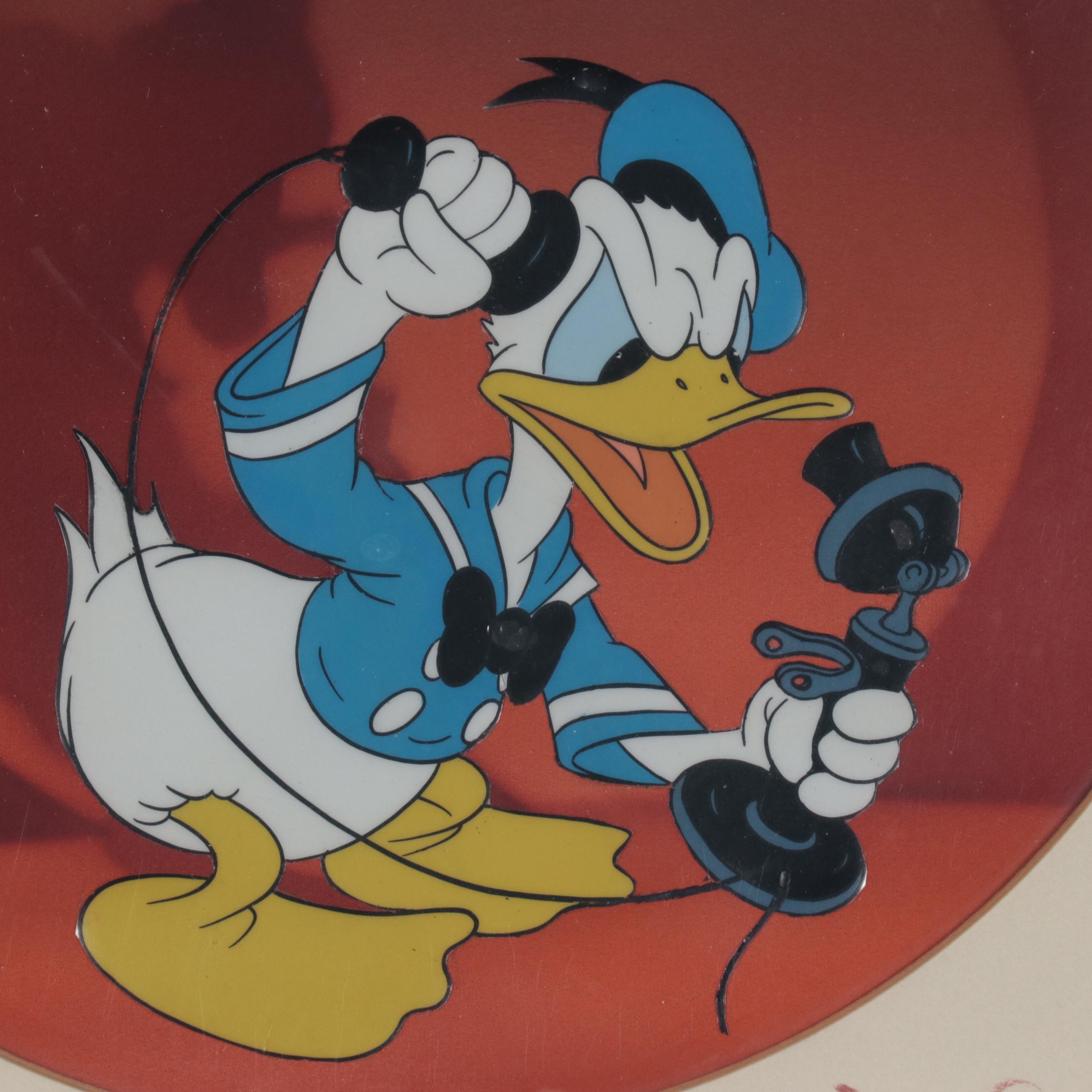 Walt Disney Signed "Der Fuehrer's Face" Animation Cel Setup, 1943