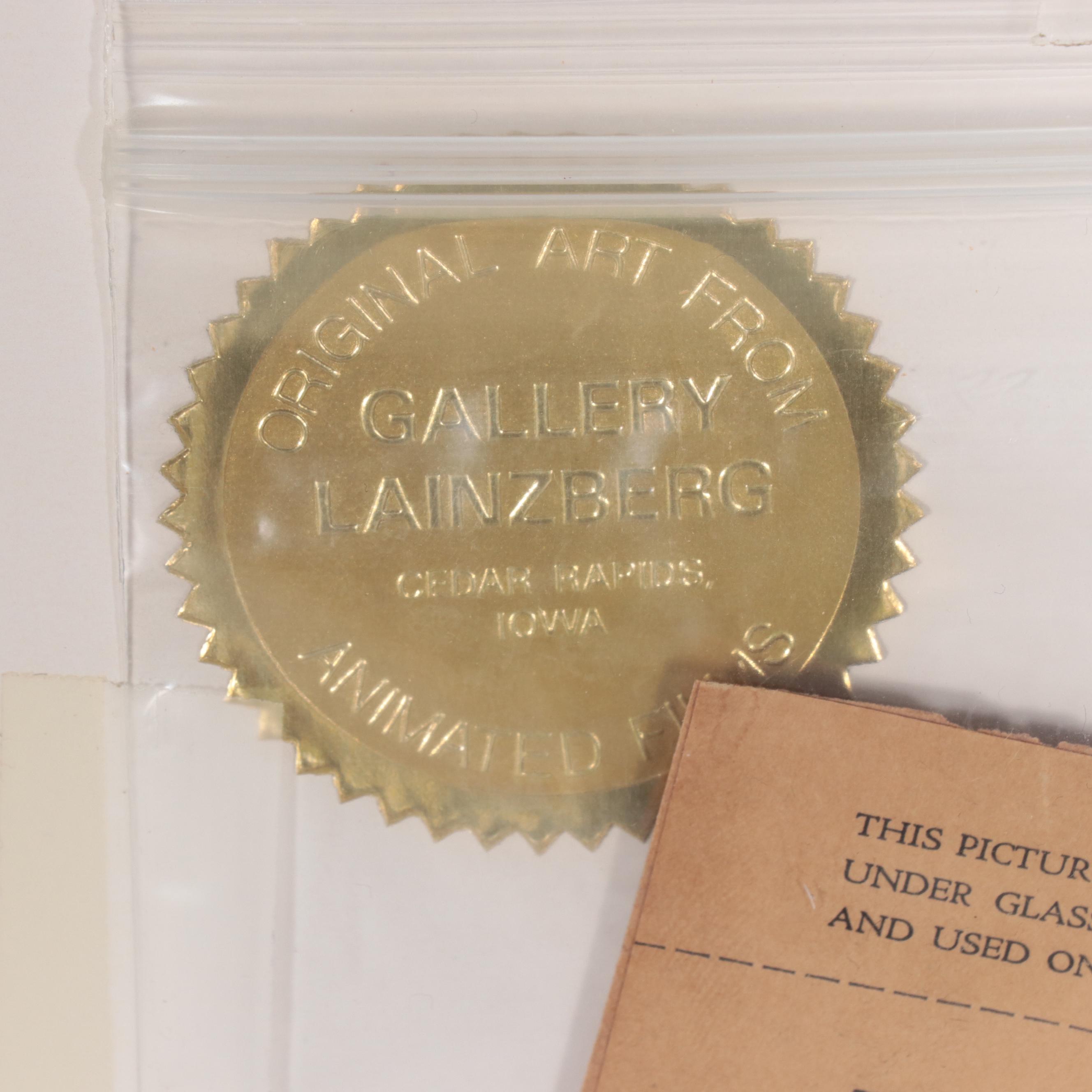 Walt Disney Signed "Der Fuehrer's Face" Animation Cel Setup, 1943