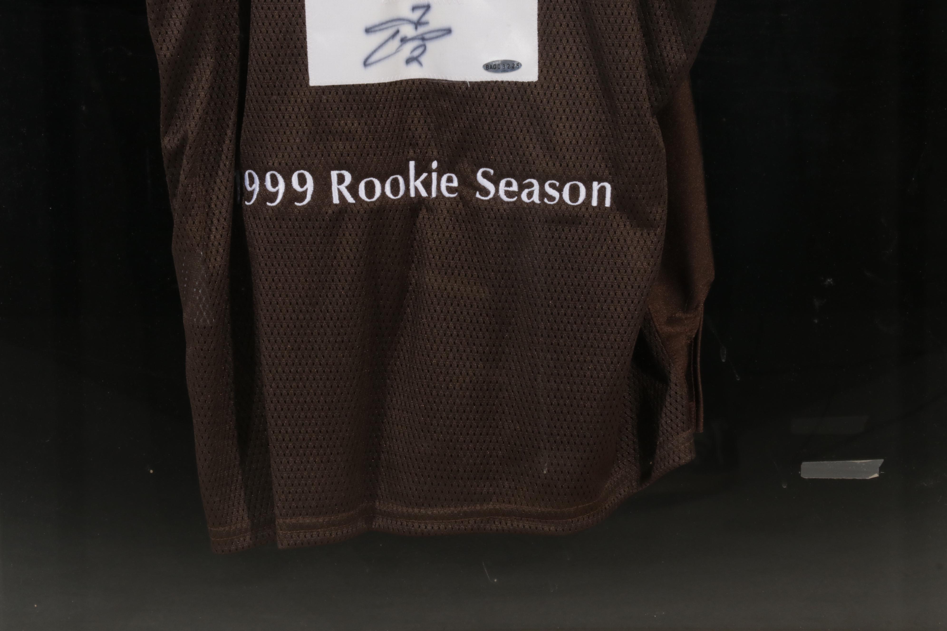 Tim Couch Signed NFL Cleveland Browns 1999 Rookie Season Jersey