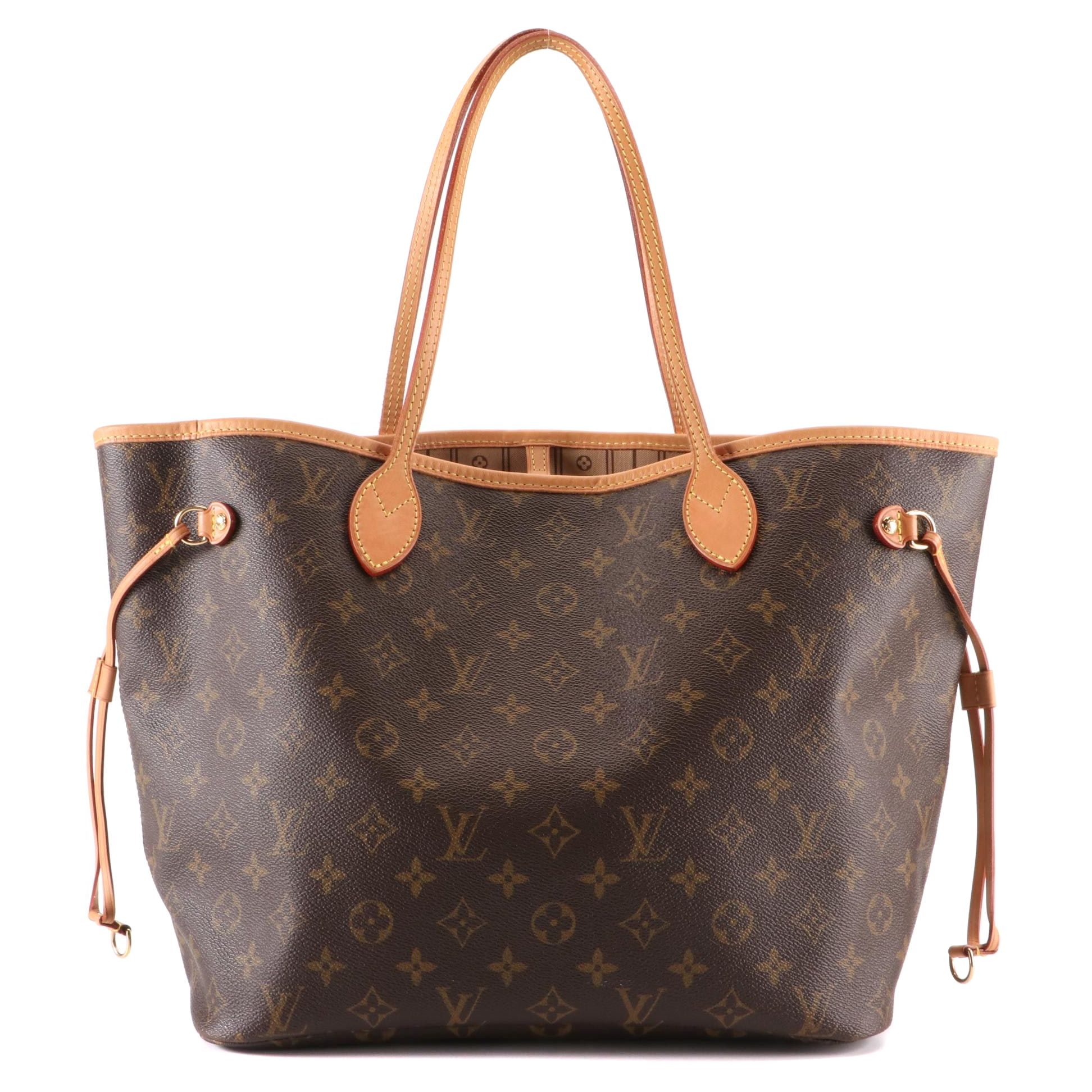 Louis Vuitton Neverfull MM Tote in Monogram Canvas and Leather with Box