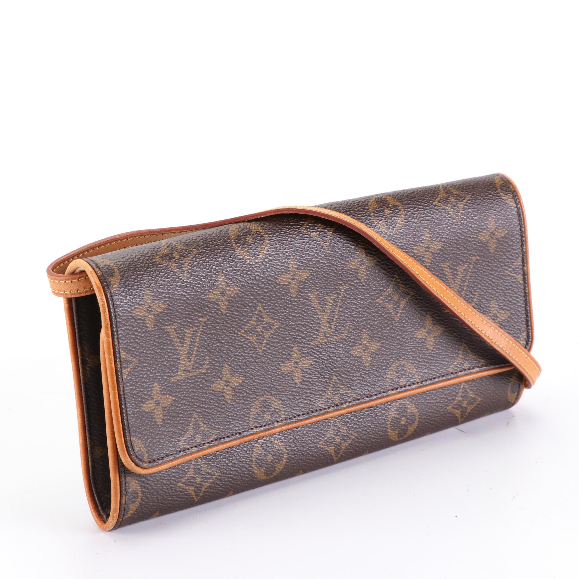 Louis Vuitton Twin Pochette GM in Monogram Canvas and Vachetta Leather