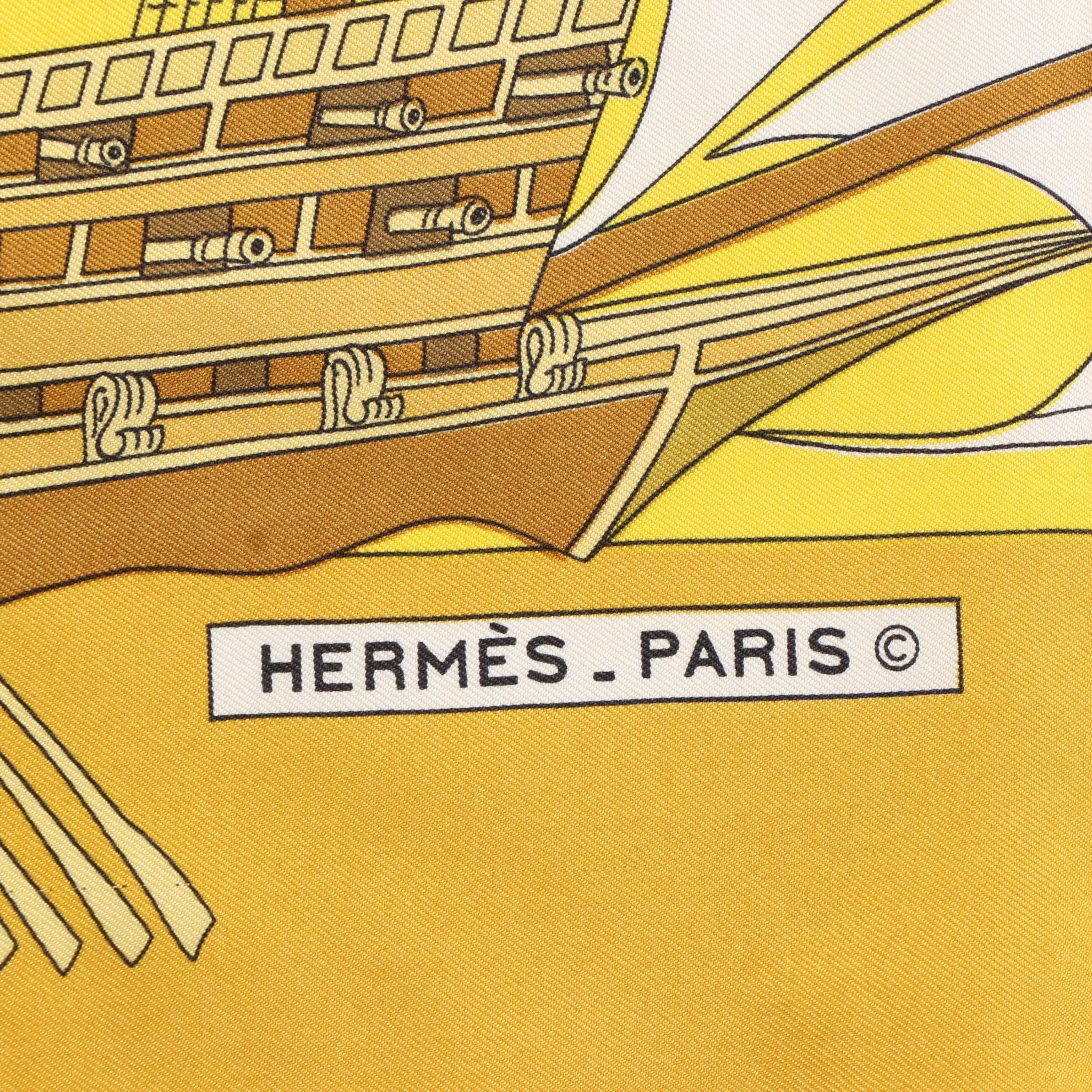 Hermès "Armada" Silk Twill Scarf