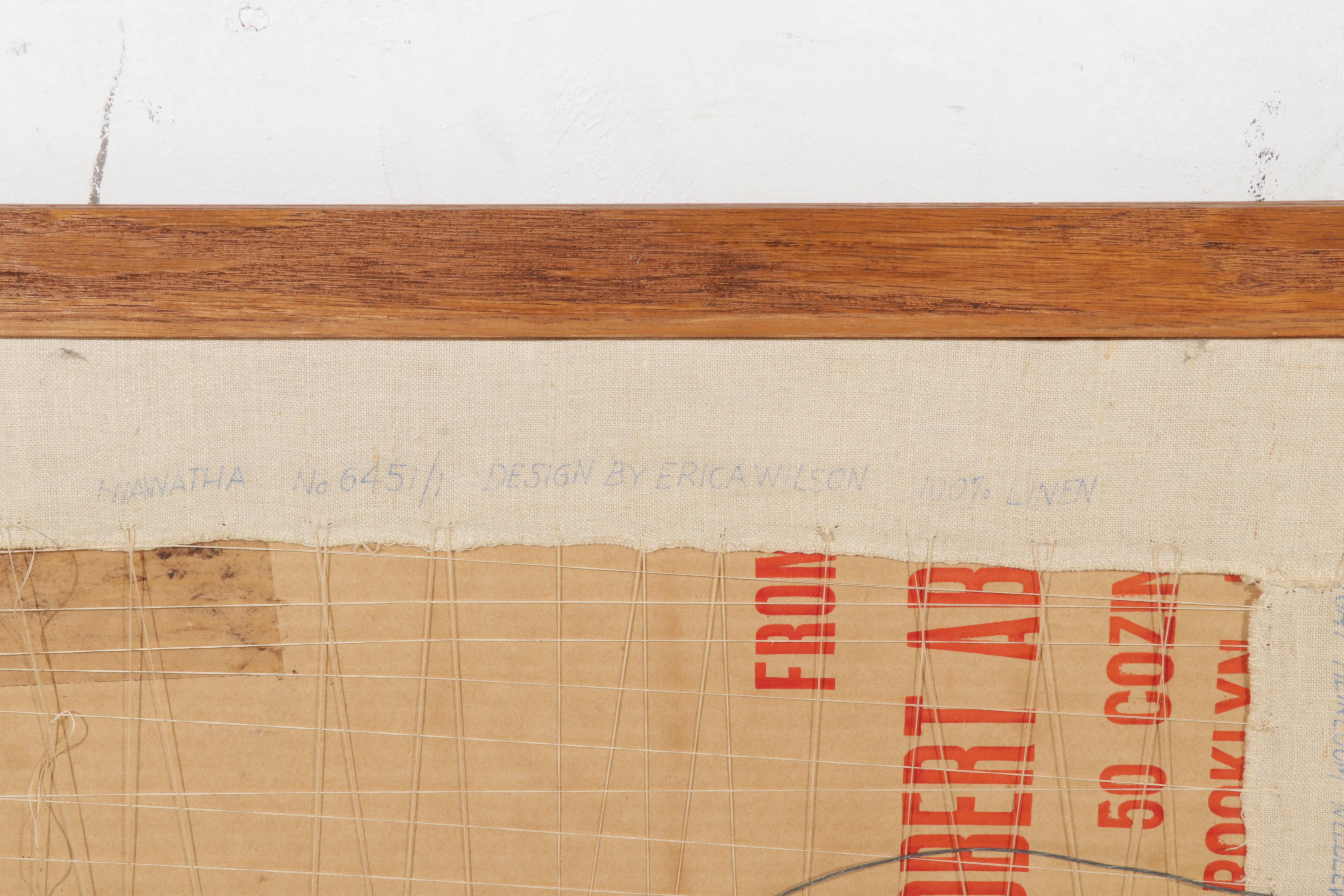 Patriotic Handmade Embroidery and Folk Art Cross-Stitch Panels, Late 20th C