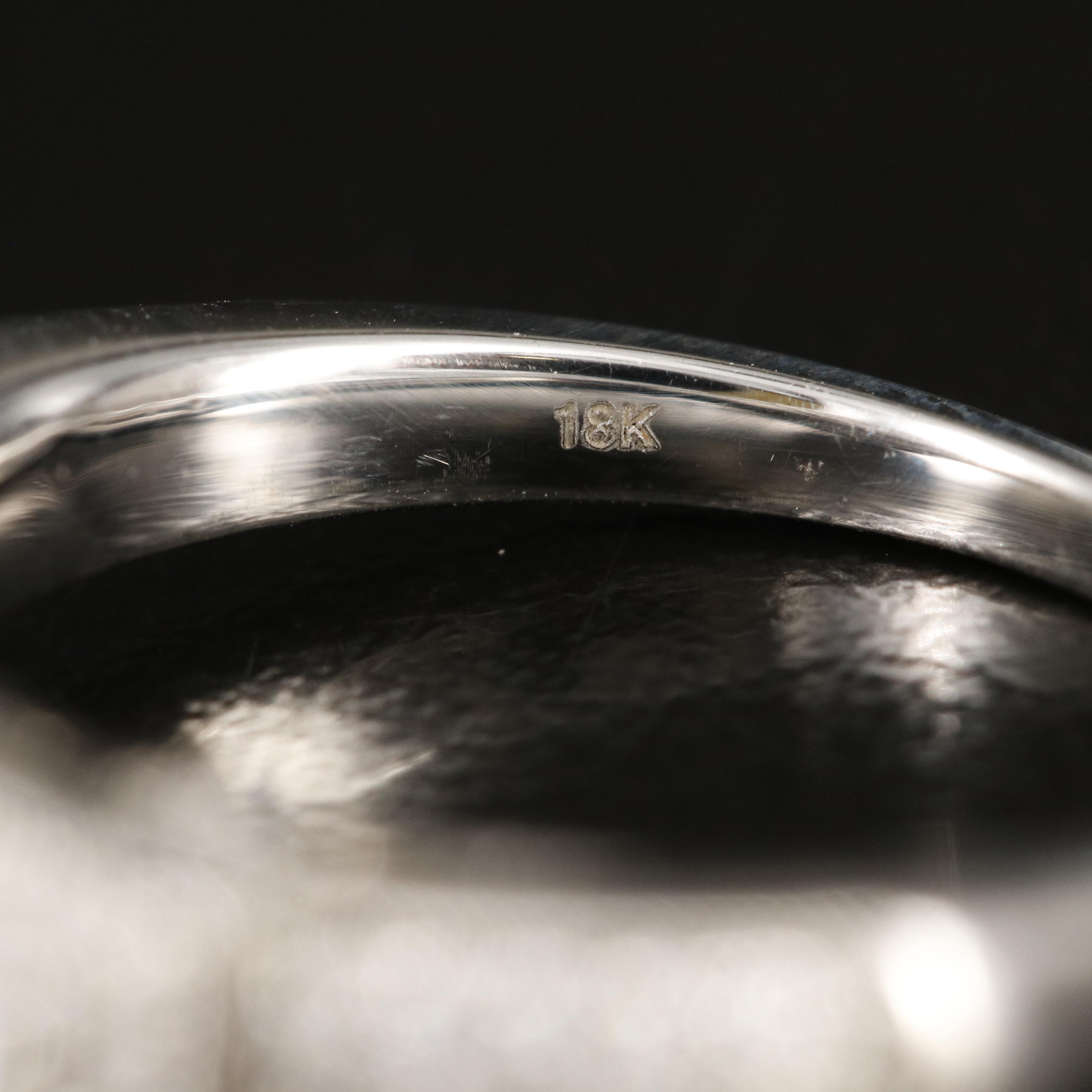 18K 0.95 CTW Diamond Halo Ring