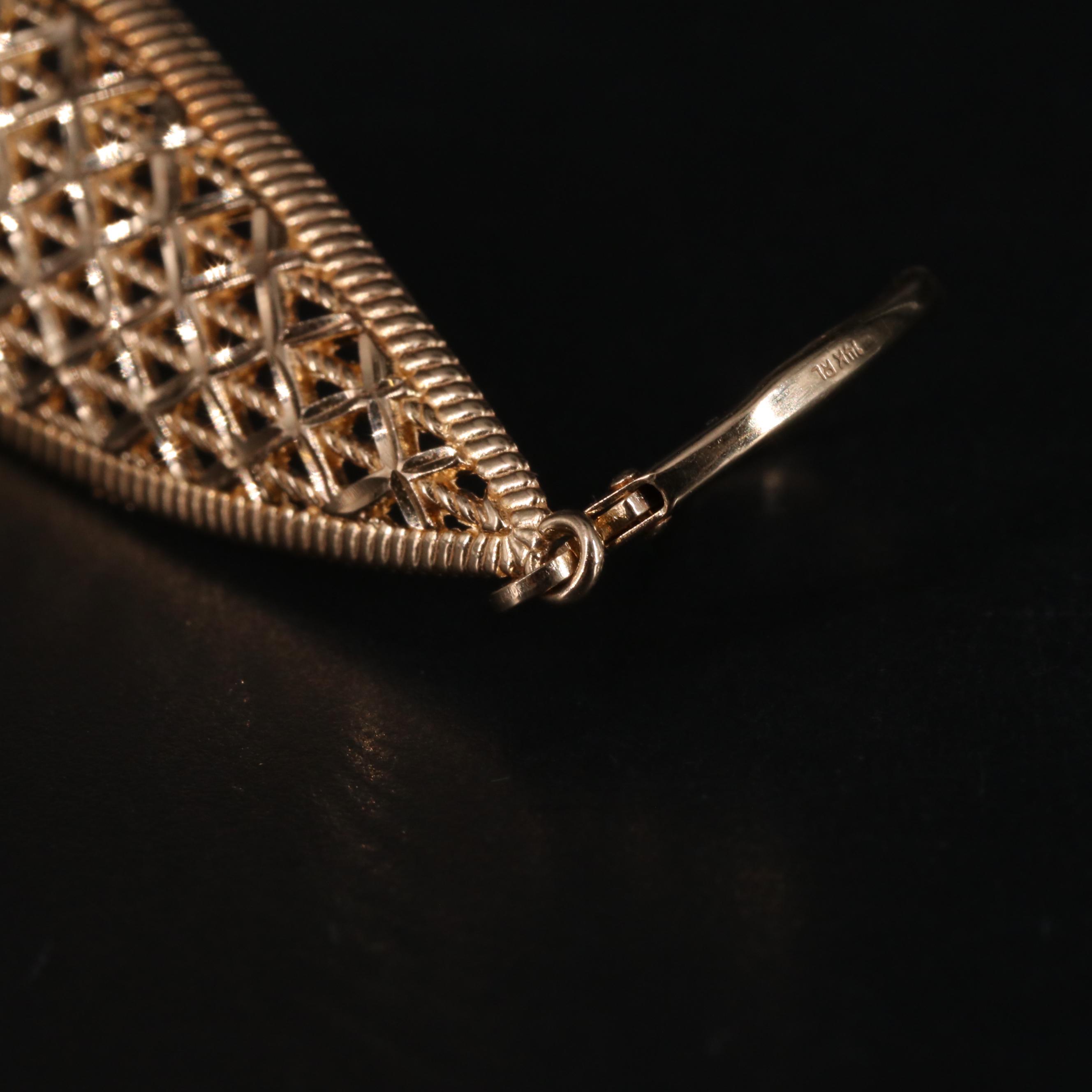 14K Triangular Leverback Dangle Earrings