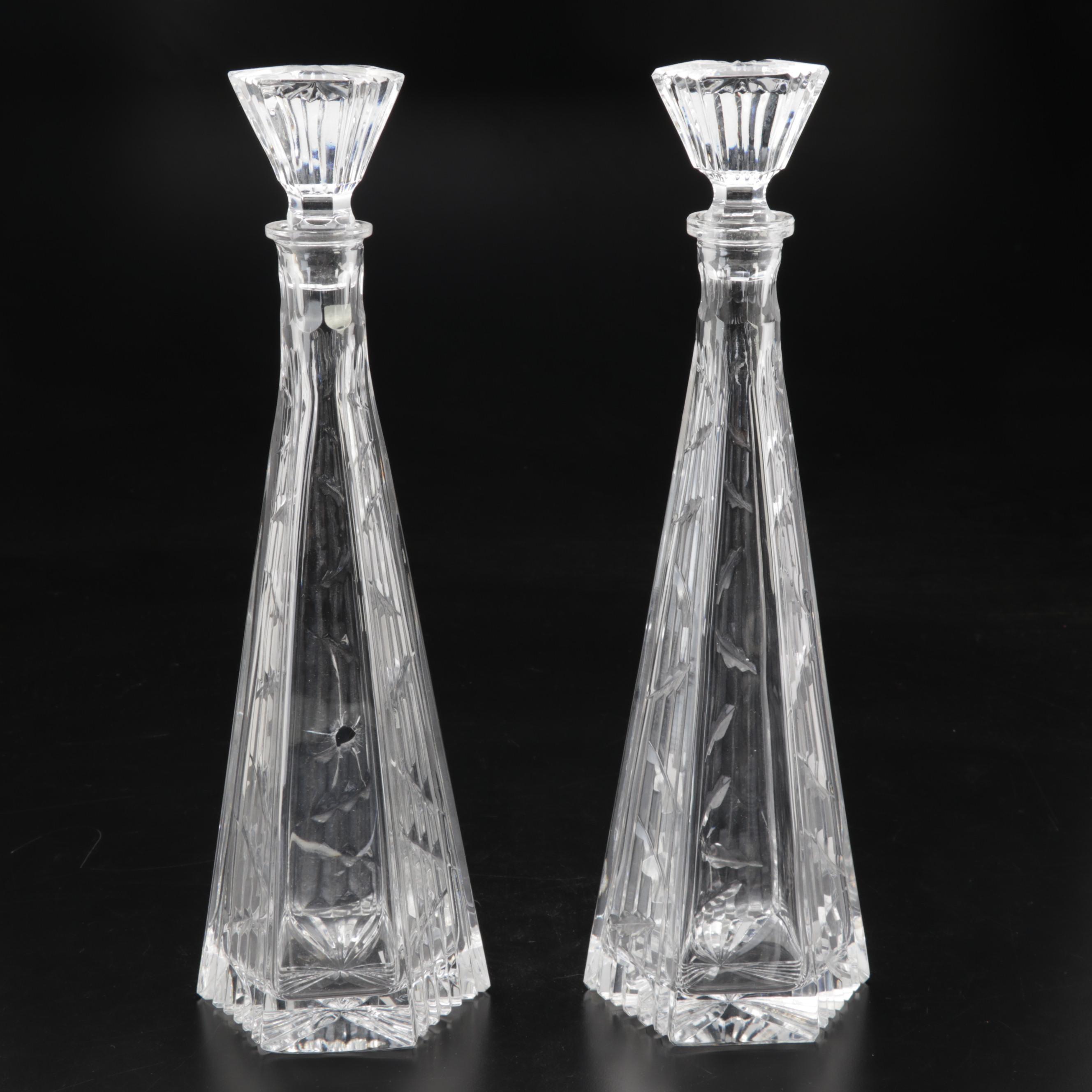 Baccarat Crystal Wine Decanters
