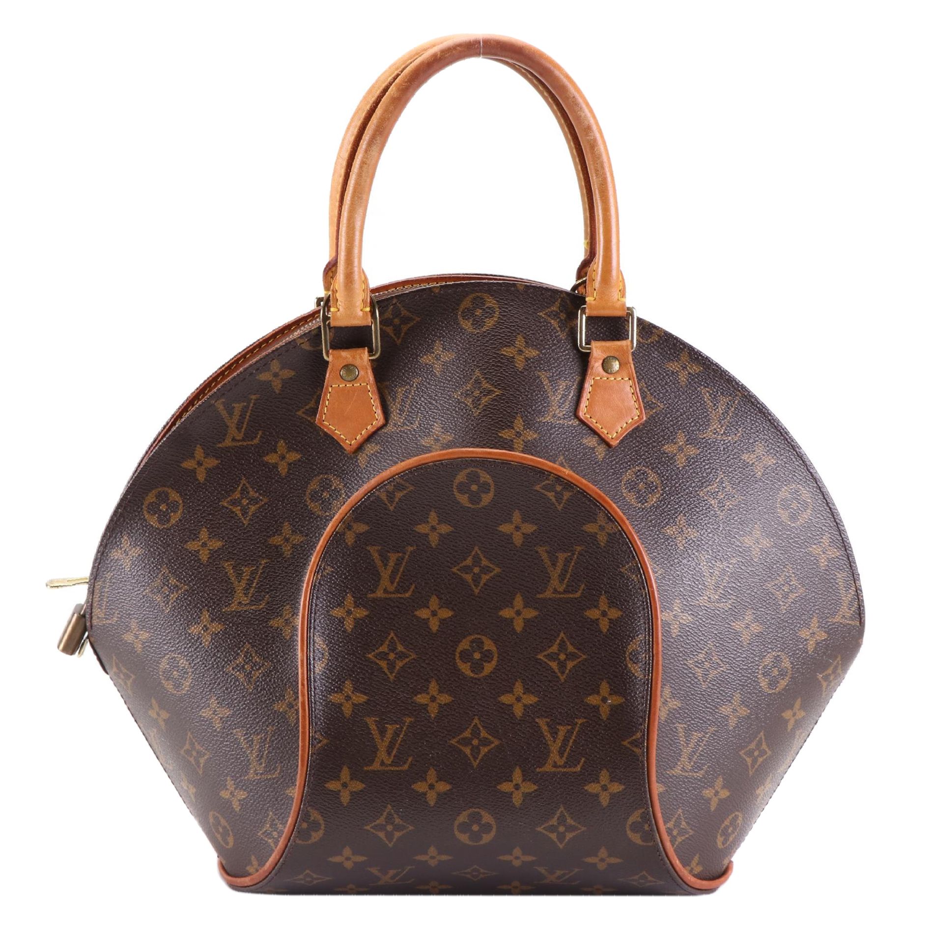 Louis Vuitton Ellipse MM in Monogram Canvas and Vachetta Leather