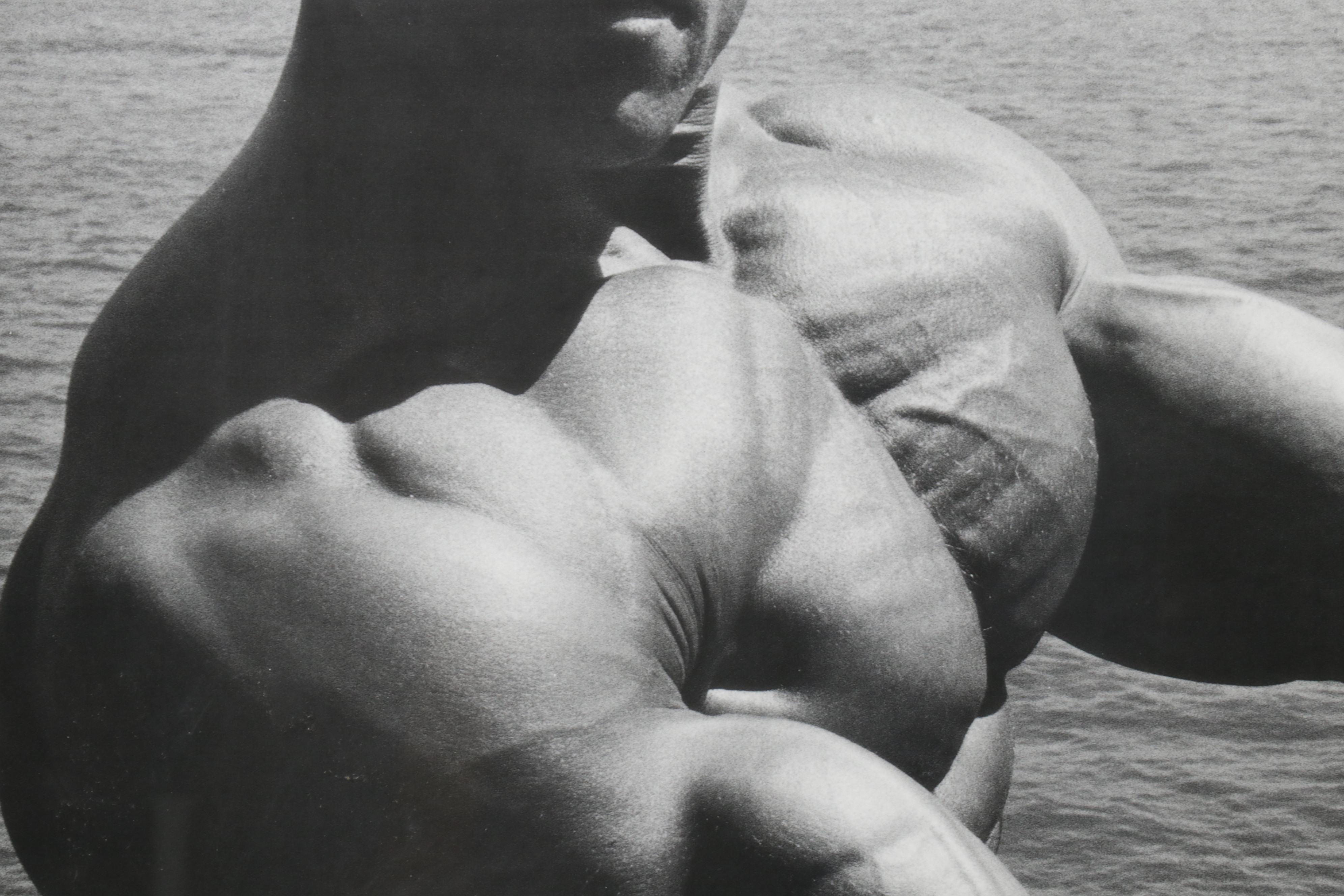 George Butler Halftone Posters "Double Forearms" and "Sunday in the Park," 1996