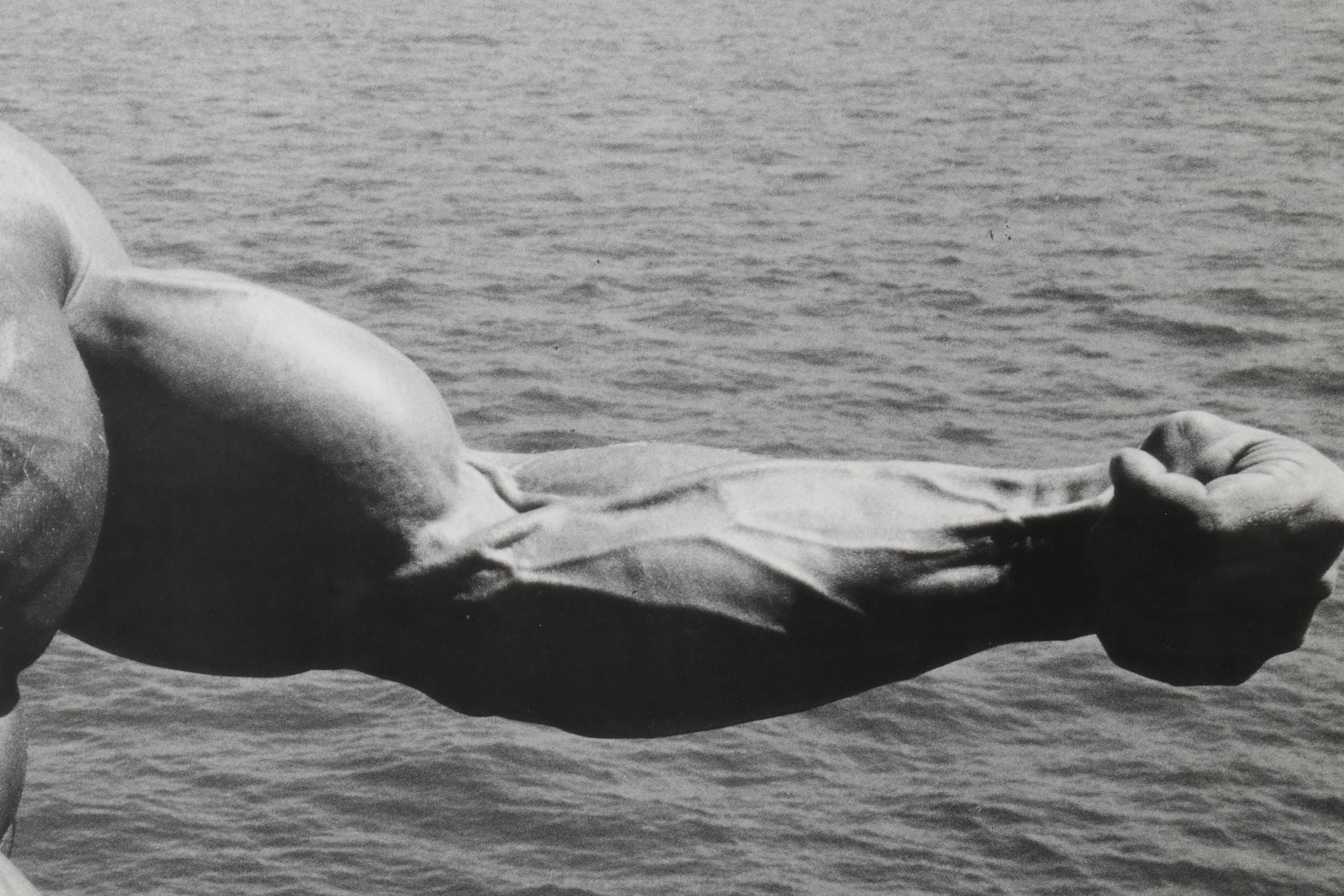 George Butler Halftone Posters "Double Forearms" and "Sunday in the Park," 1996