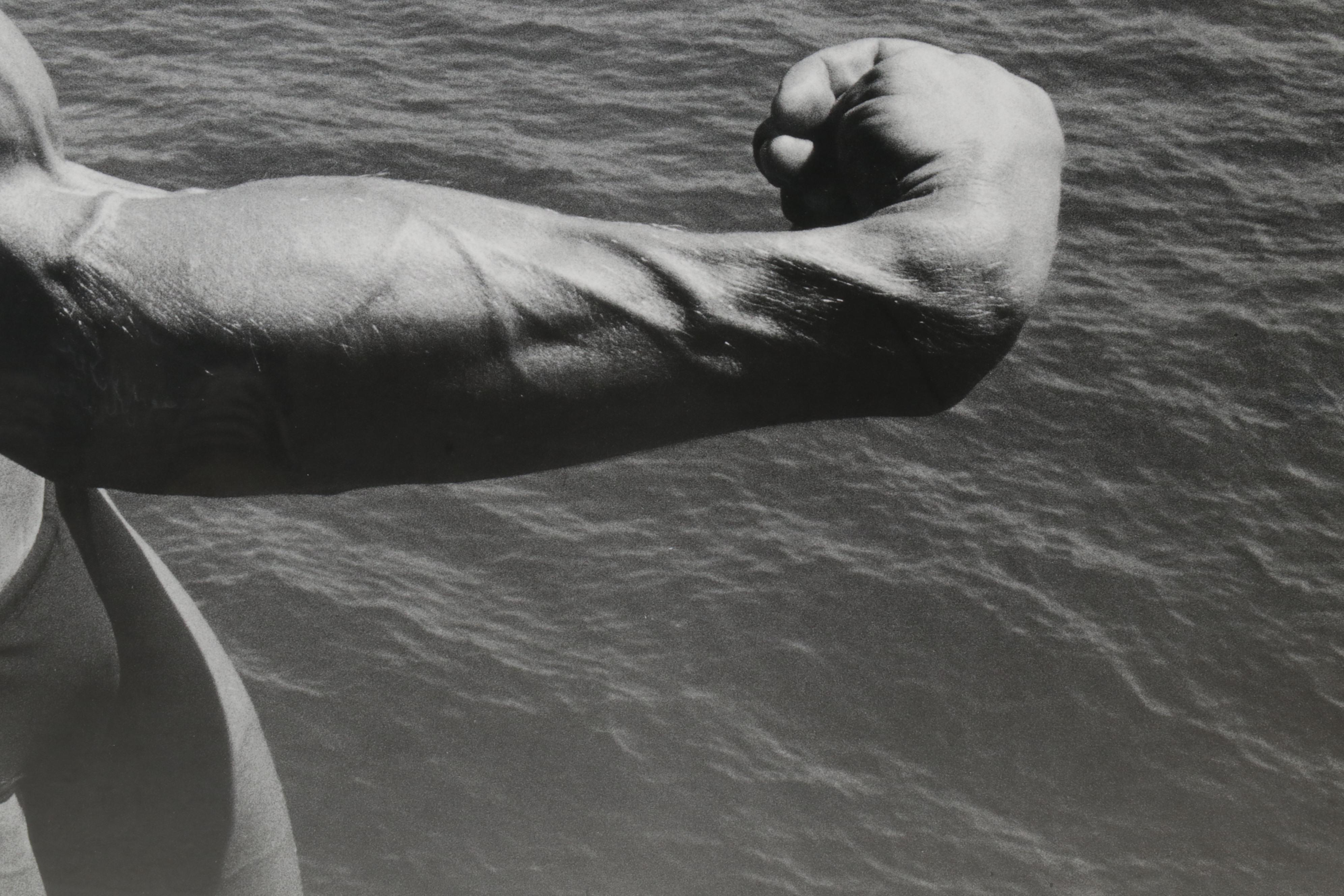 George Butler Halftone Posters "Double Forearms" and "Sunday in the Park," 1996