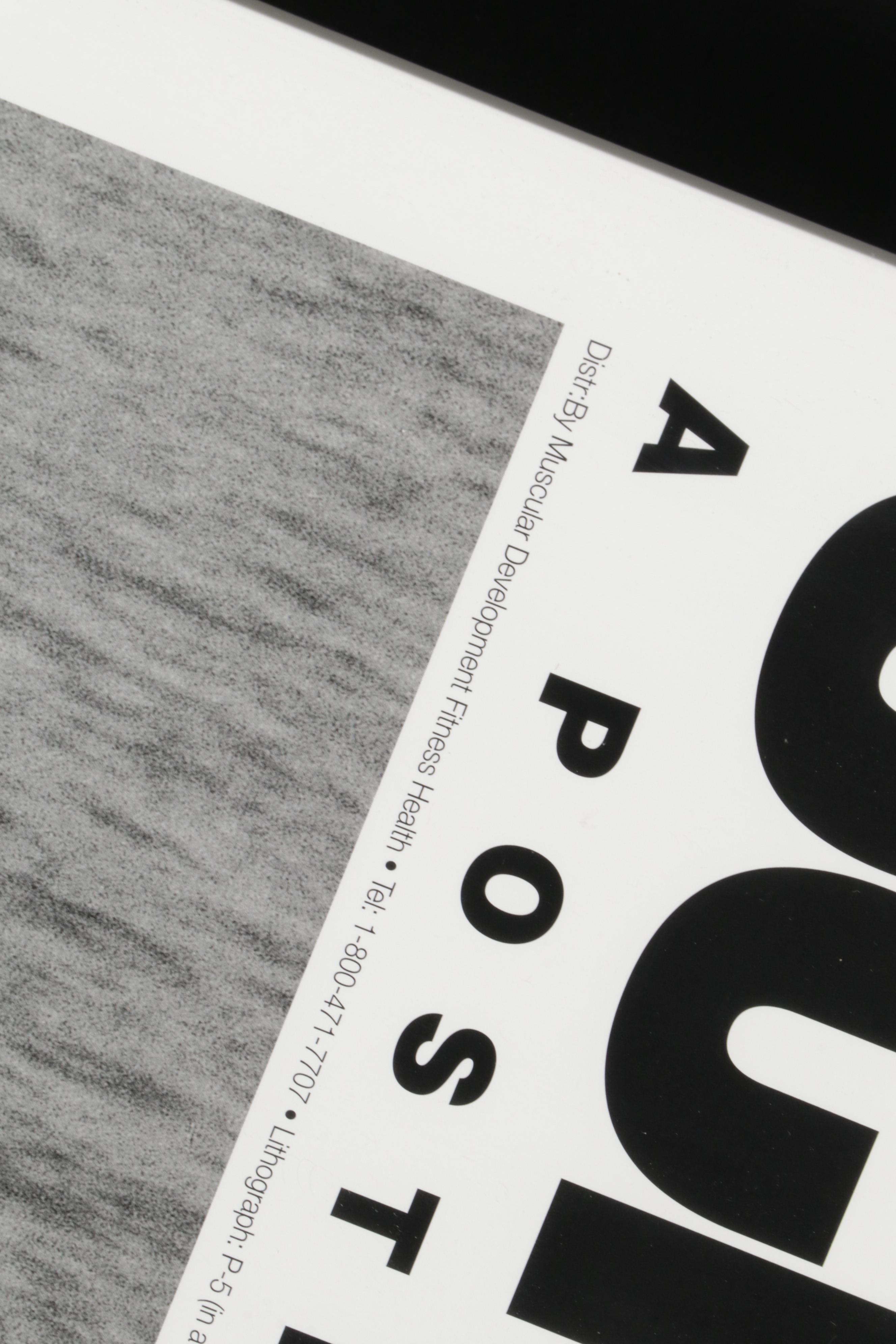 George Butler Halftone Posters "Double Forearms" and "Sunday in the Park," 1996