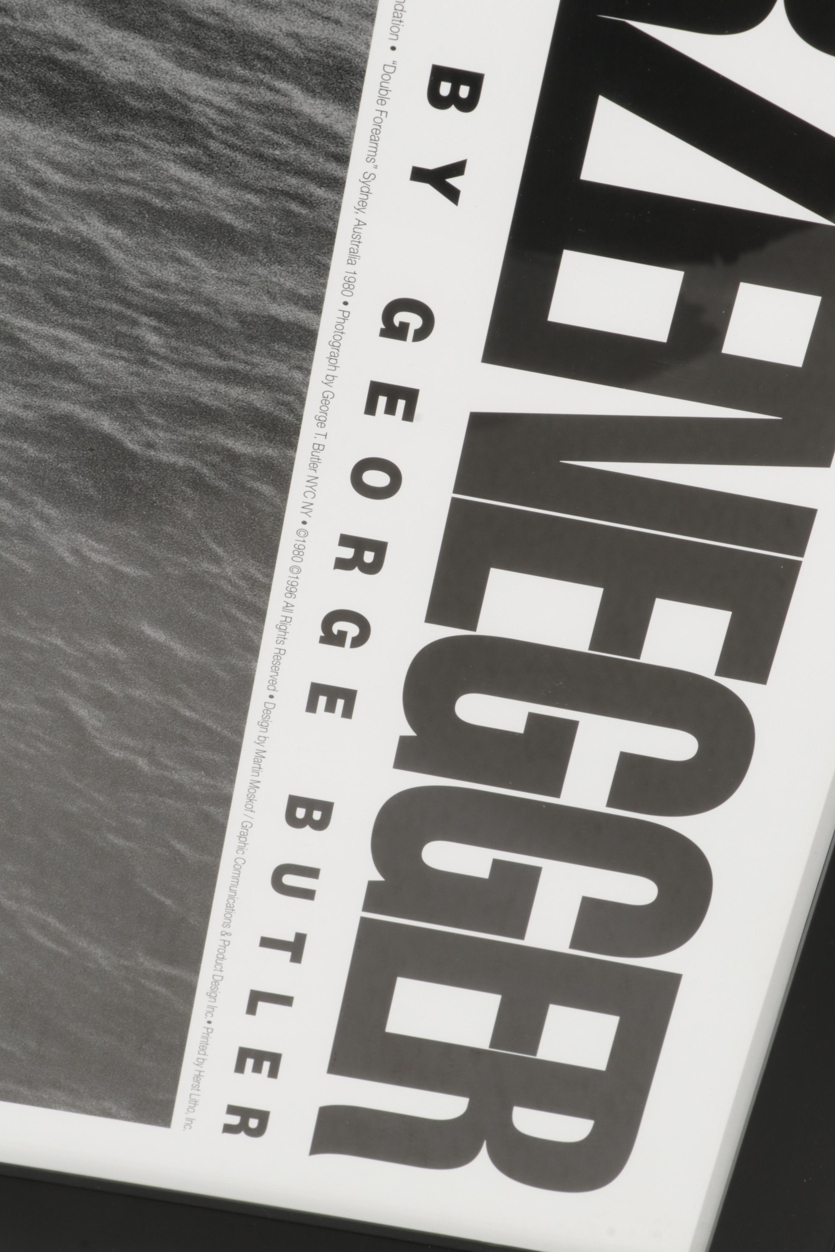 George Butler Halftone Posters "Double Forearms" and "Sunday in the Park," 1996